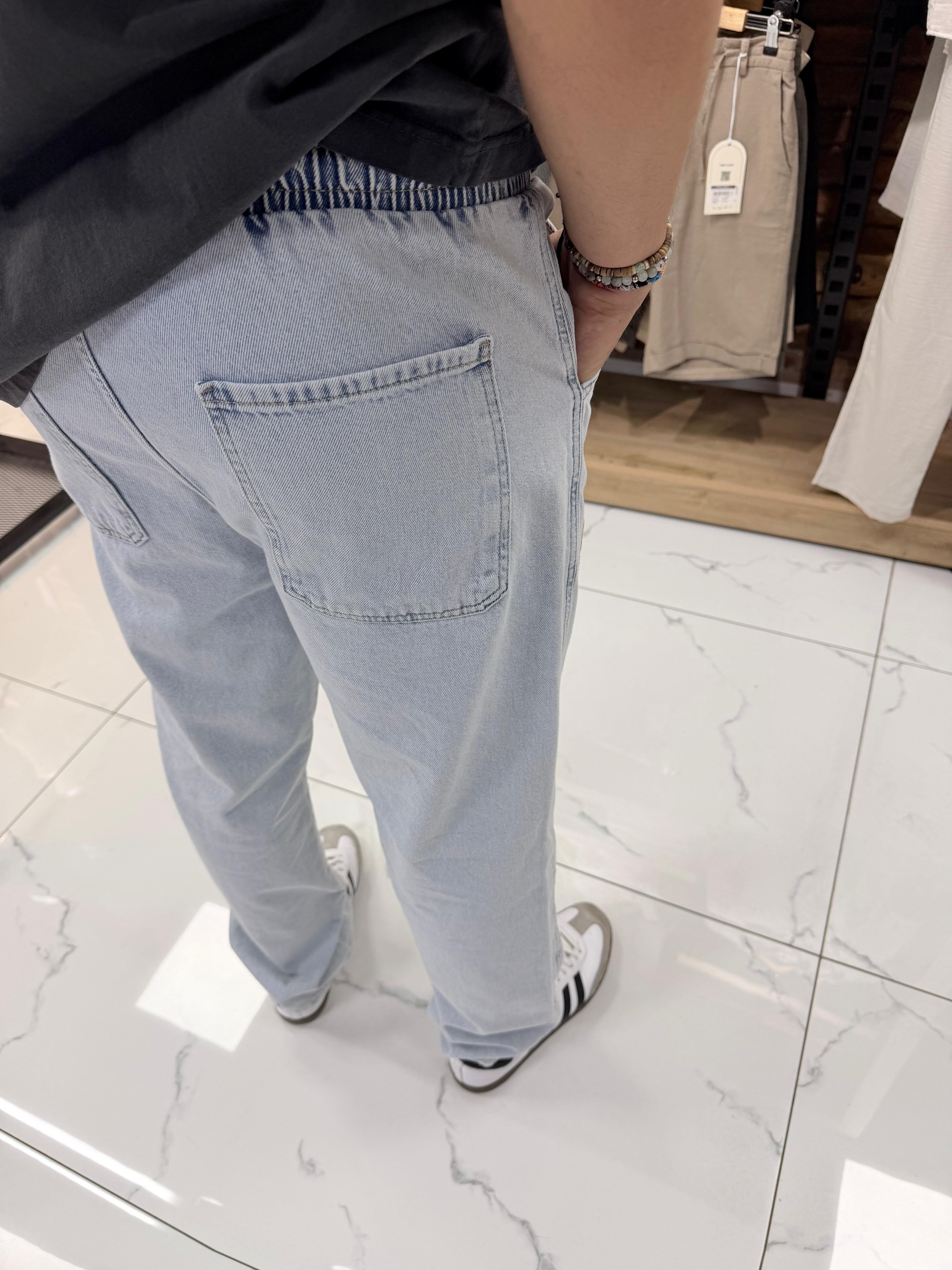 ÖN DETAYLI BAGGY KOT PANTOLON 420