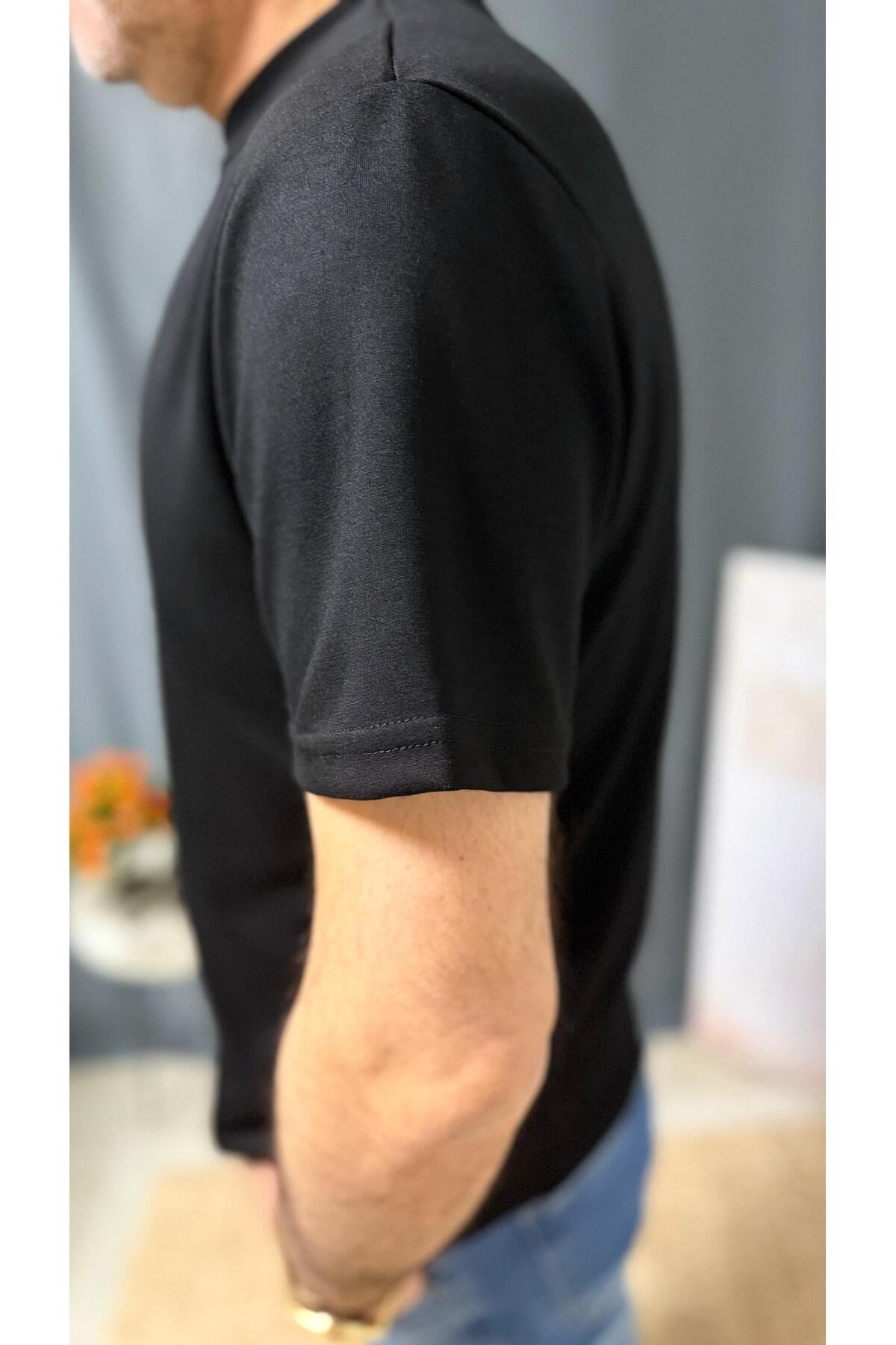 ÖNÜ BASKILI , FİTTED, MODAL KUMAŞ TİŞÖRT