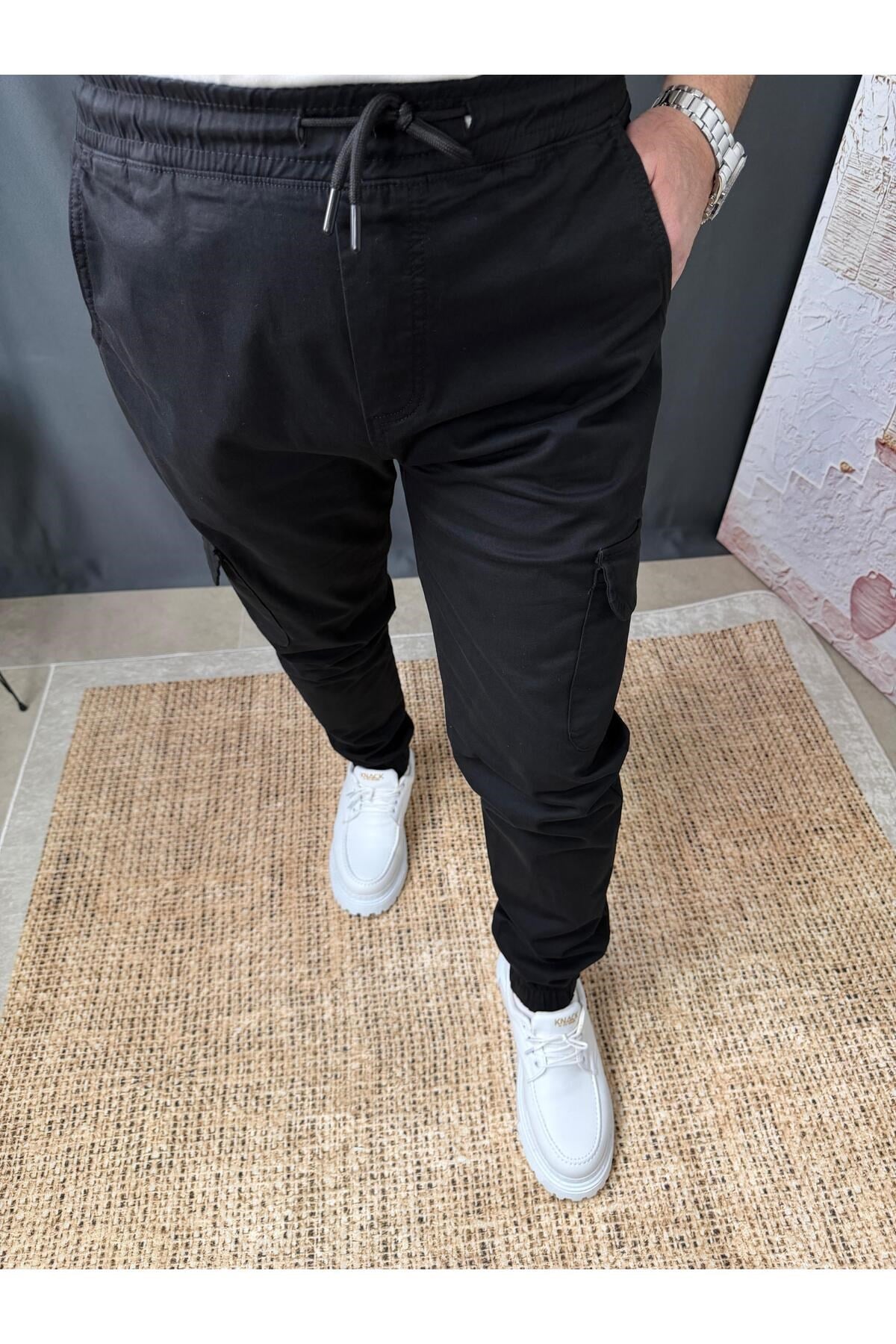 PAÇASI LASTİKLİ KARGO PANTOLON