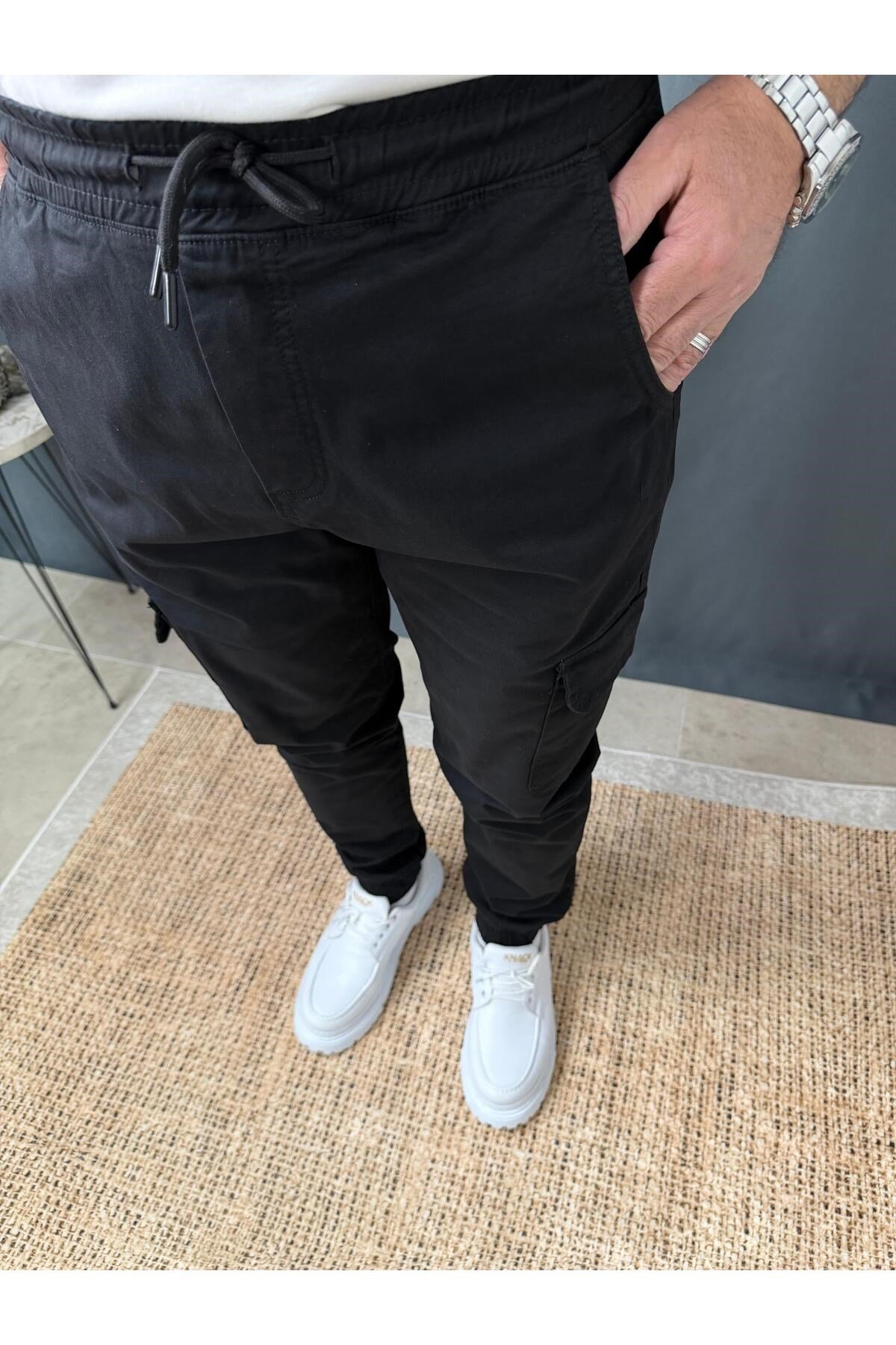 PAÇASI LASTİKLİ KARGO PANTOLON