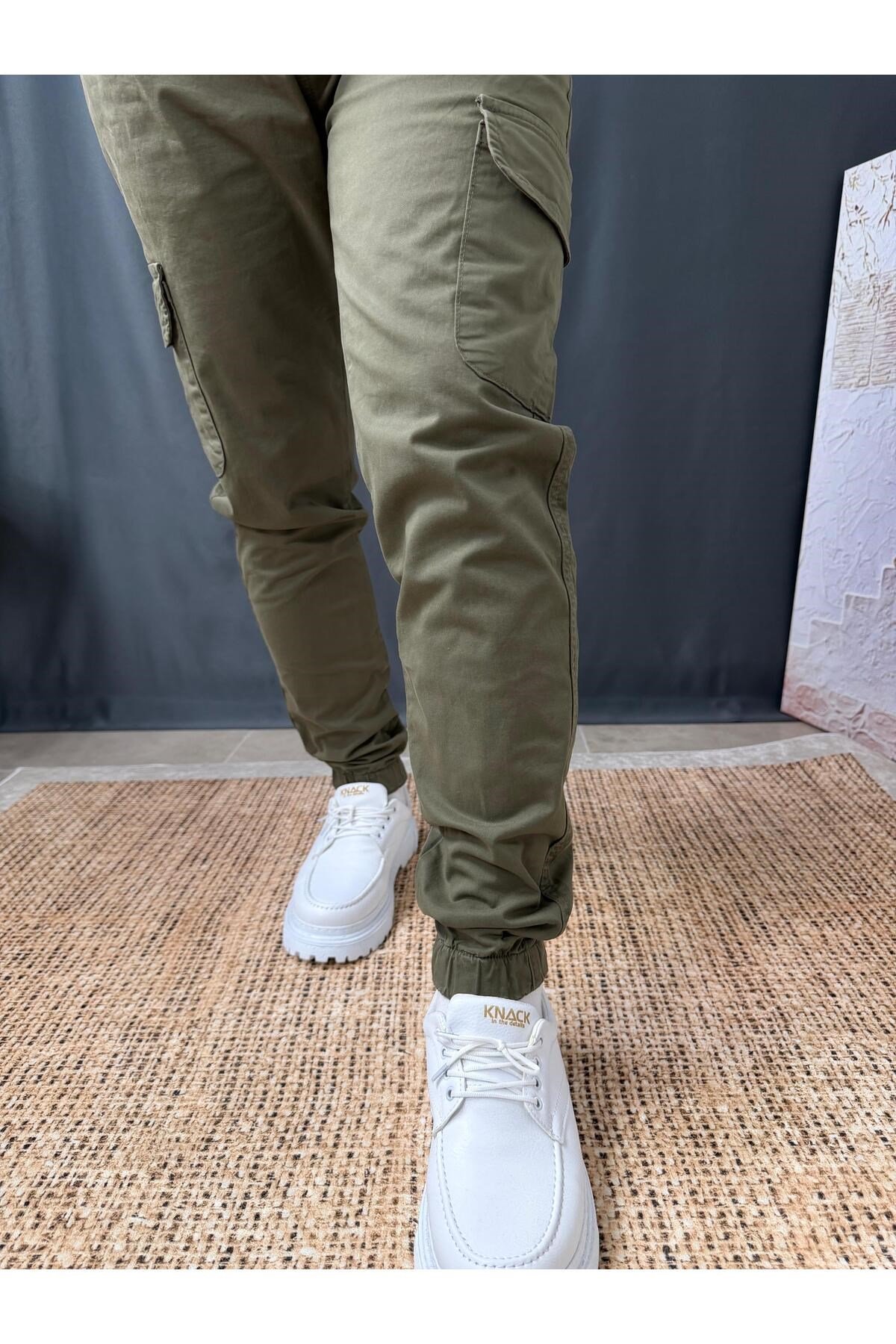 PAÇASI LASTİKLİ KARGO PANTOLON