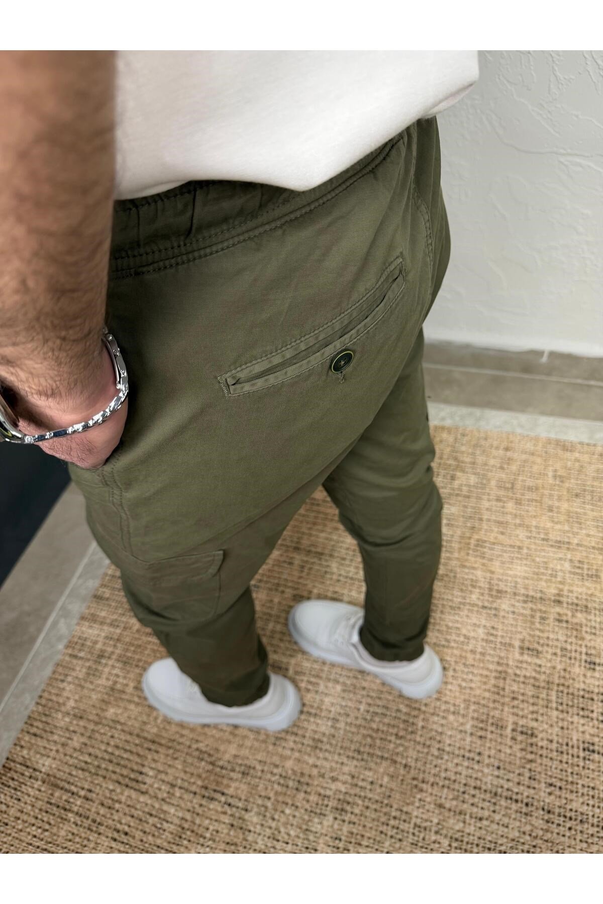 PAÇASI LASTİKLİ KARGO PANTOLON