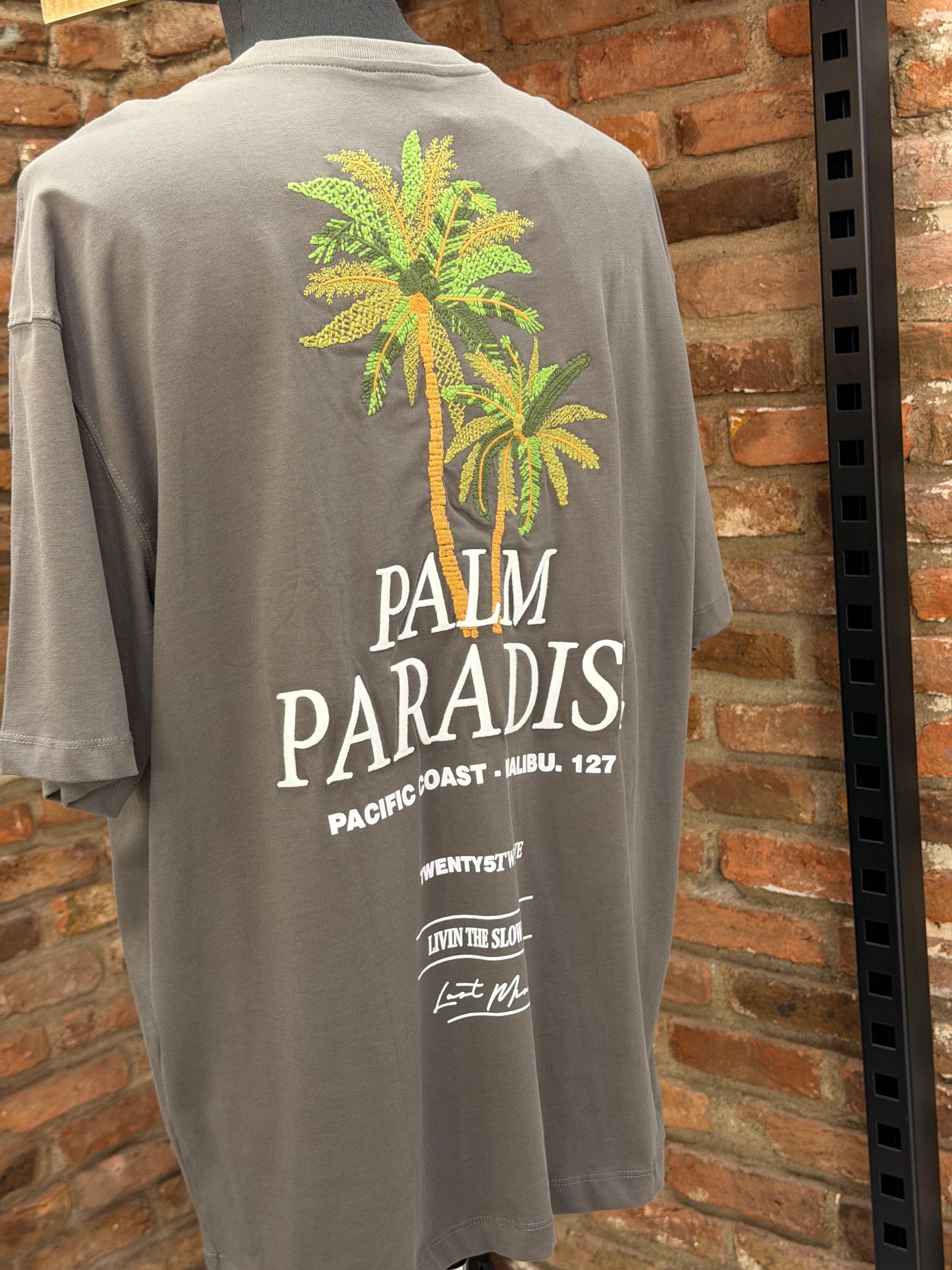 PALM PARADİSE BASKILI TİŞÖRT