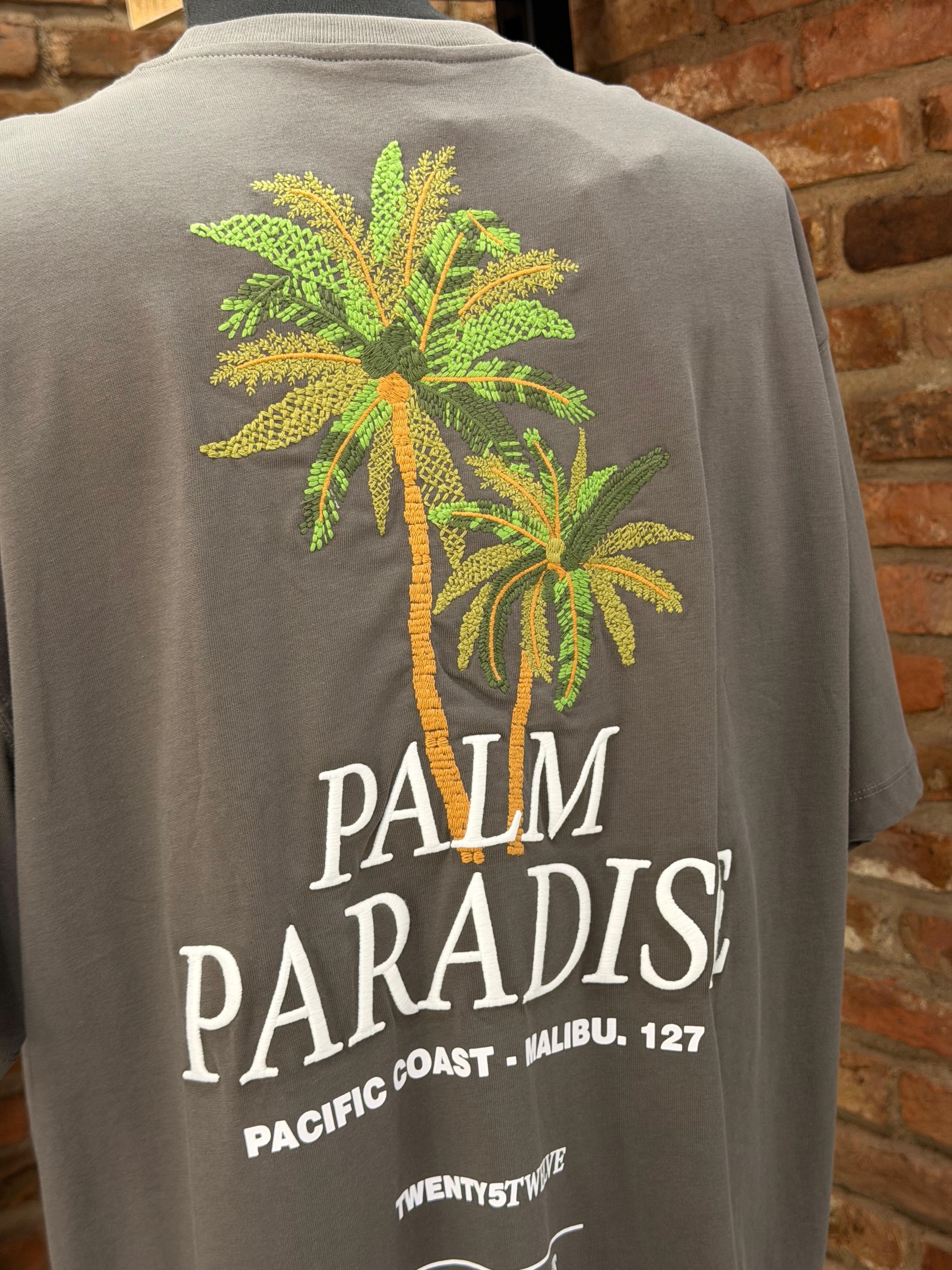 PALM PARADİSE BASKILI TİŞÖRT