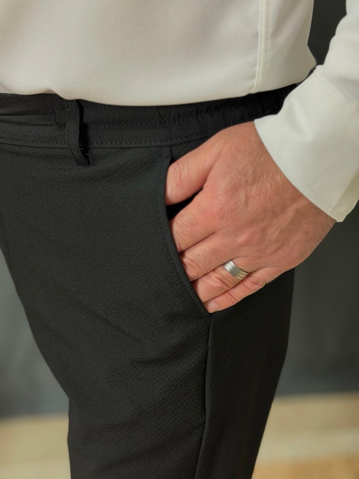 PEETEKLİ KETEN PANTOLON