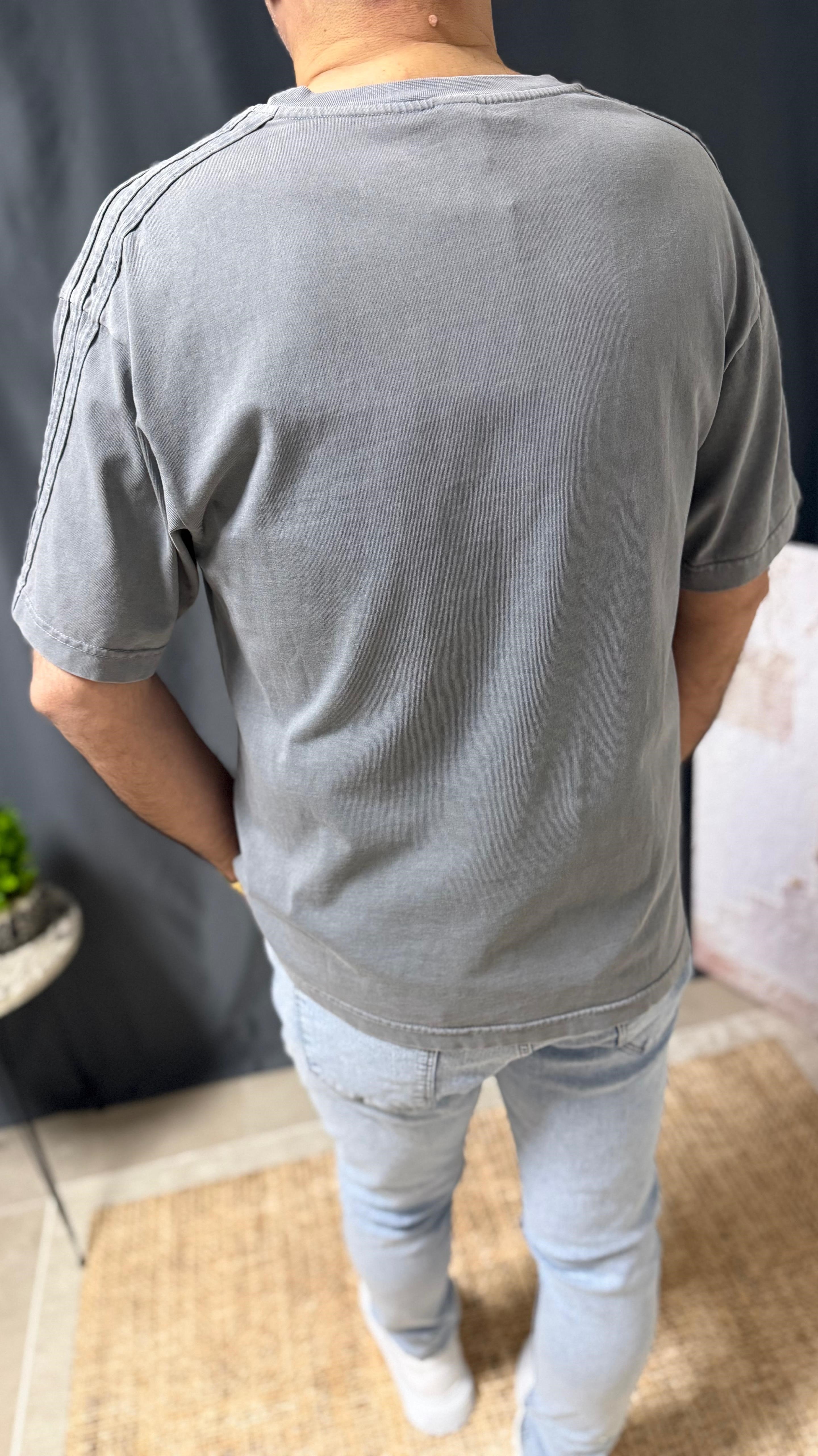 PERFECT YAZILI YIKAMALI TİŞÖRT