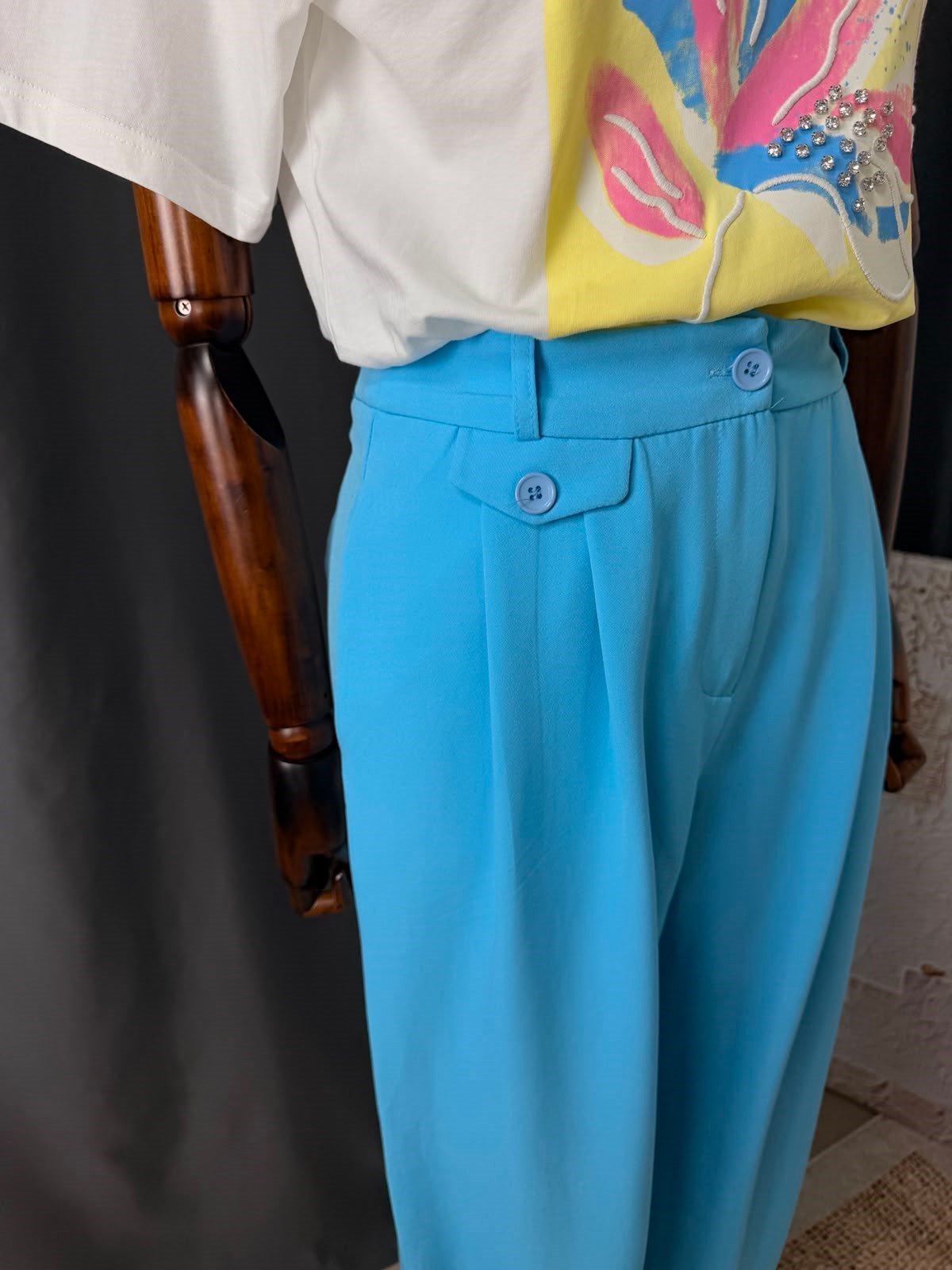 PİLELİ HAVUÇ KESİM PANTOLON