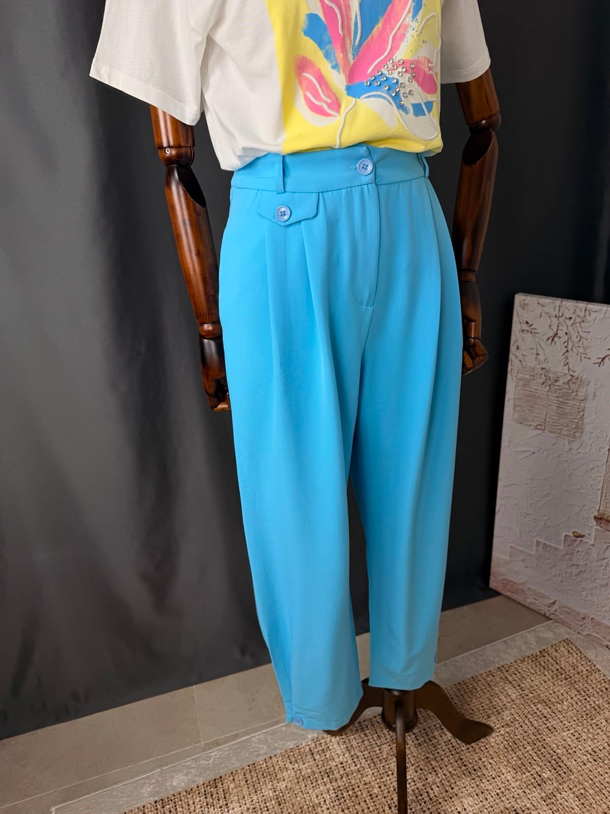 PİLELİ HAVUÇ KESİM PANTOLON