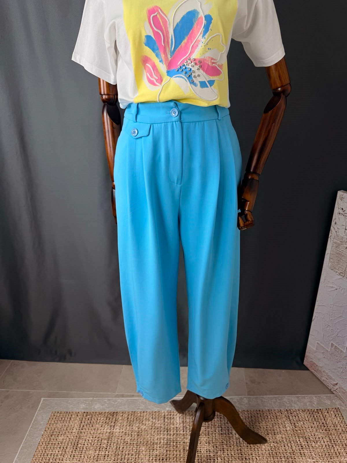 PİLELİ HAVUÇ KESİM PANTOLON