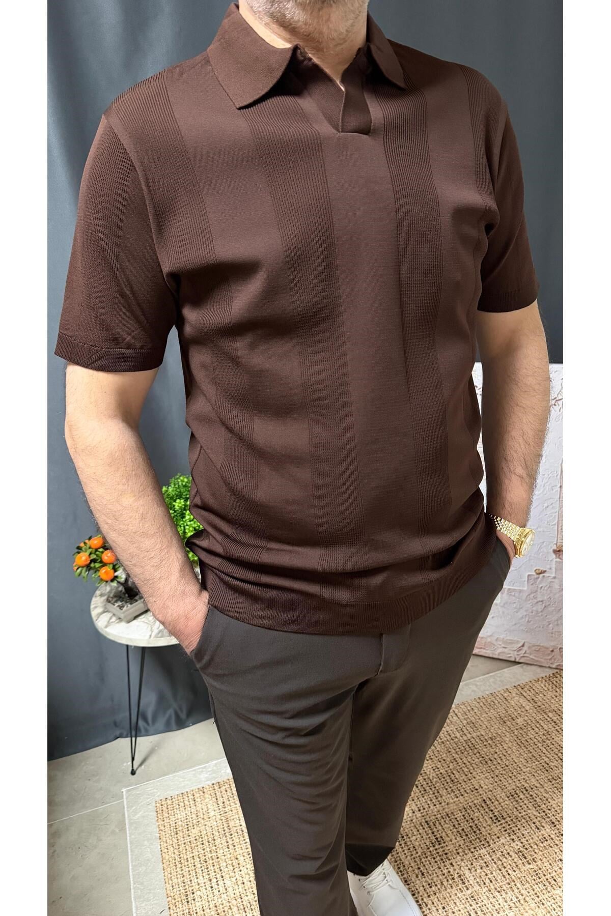 POLO YAKA BELİ LASTİKLİ CASUAL TİŞÖRT