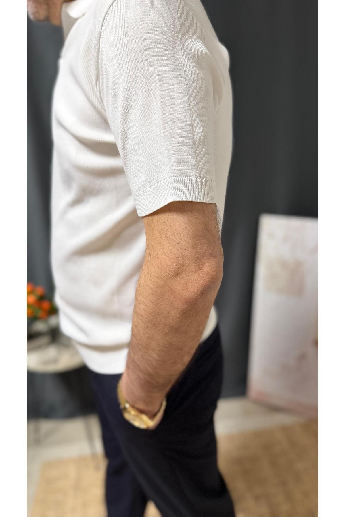 POLO YAKA BELİ LASTİKLİ CASUAL TİŞÖRT