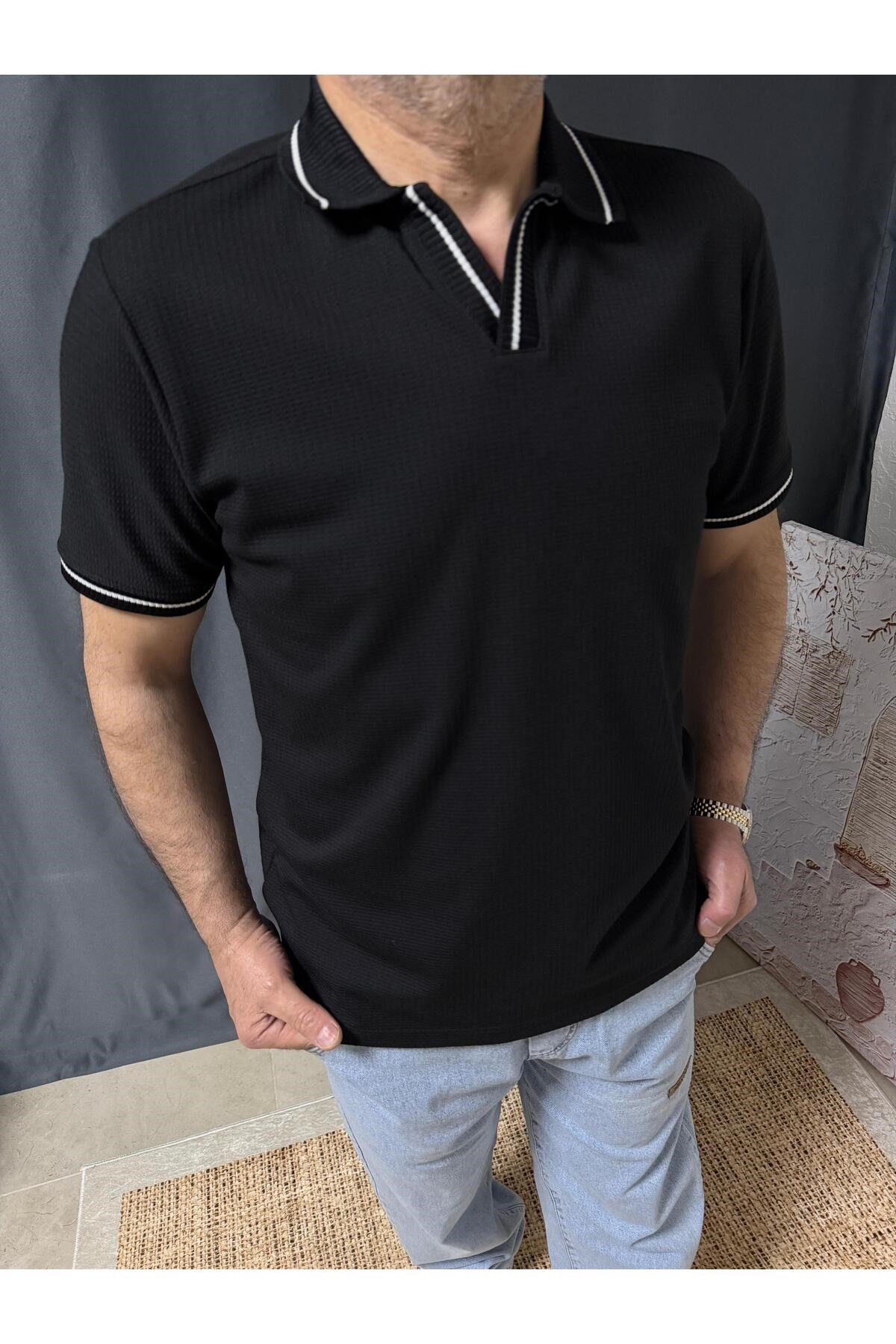 POLO YAKA FİTİLLİ TİŞÖRT
