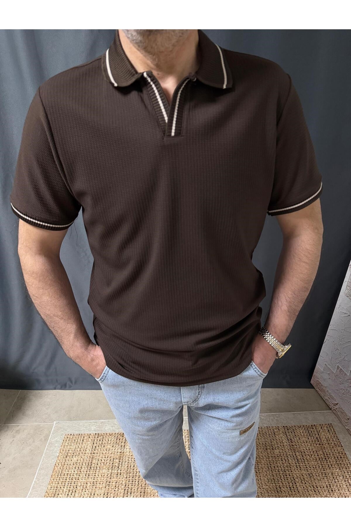 POLO YAKA FİTİLLİ TİŞÖRT