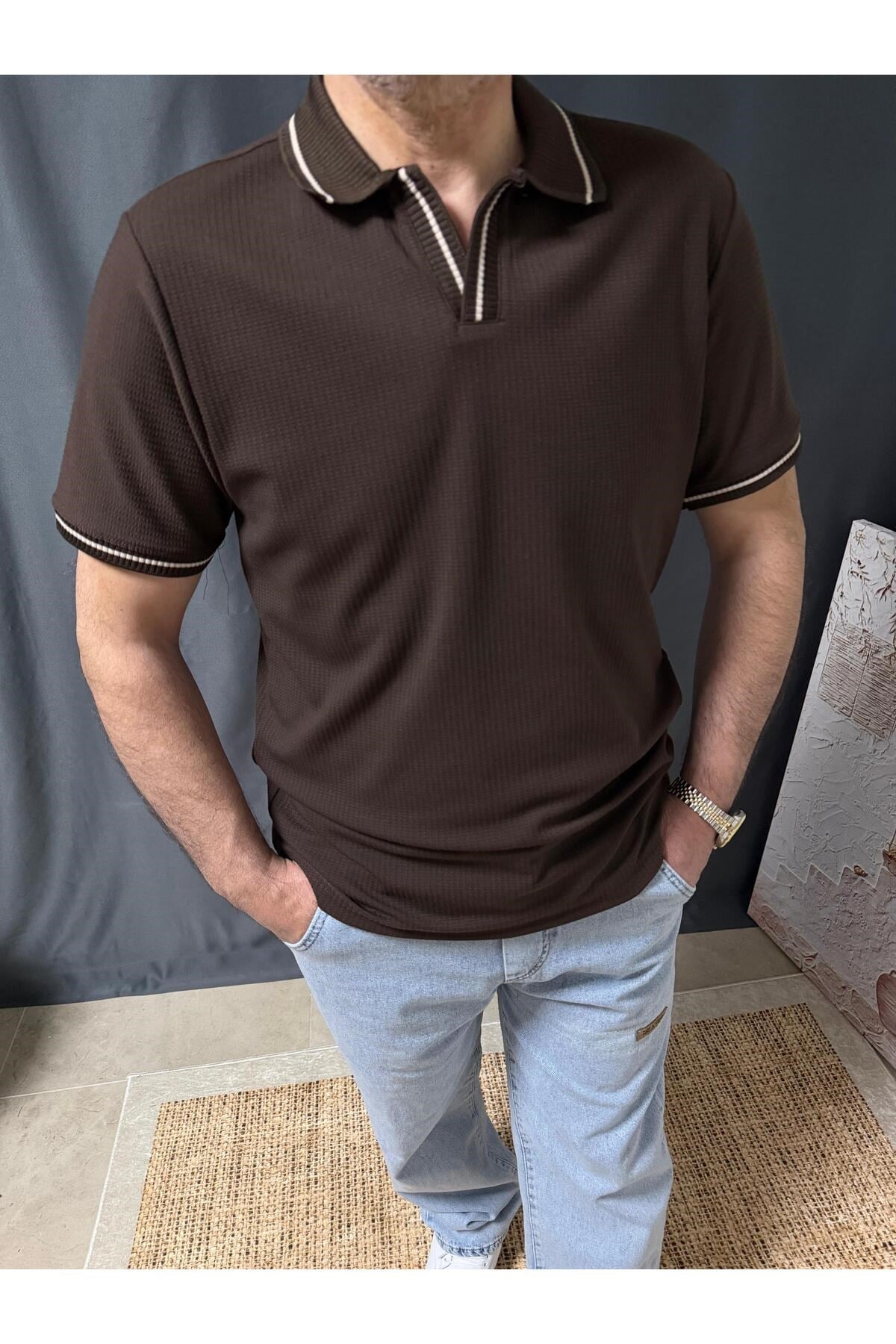 POLO YAKA FİTİLLİ TİŞÖRT