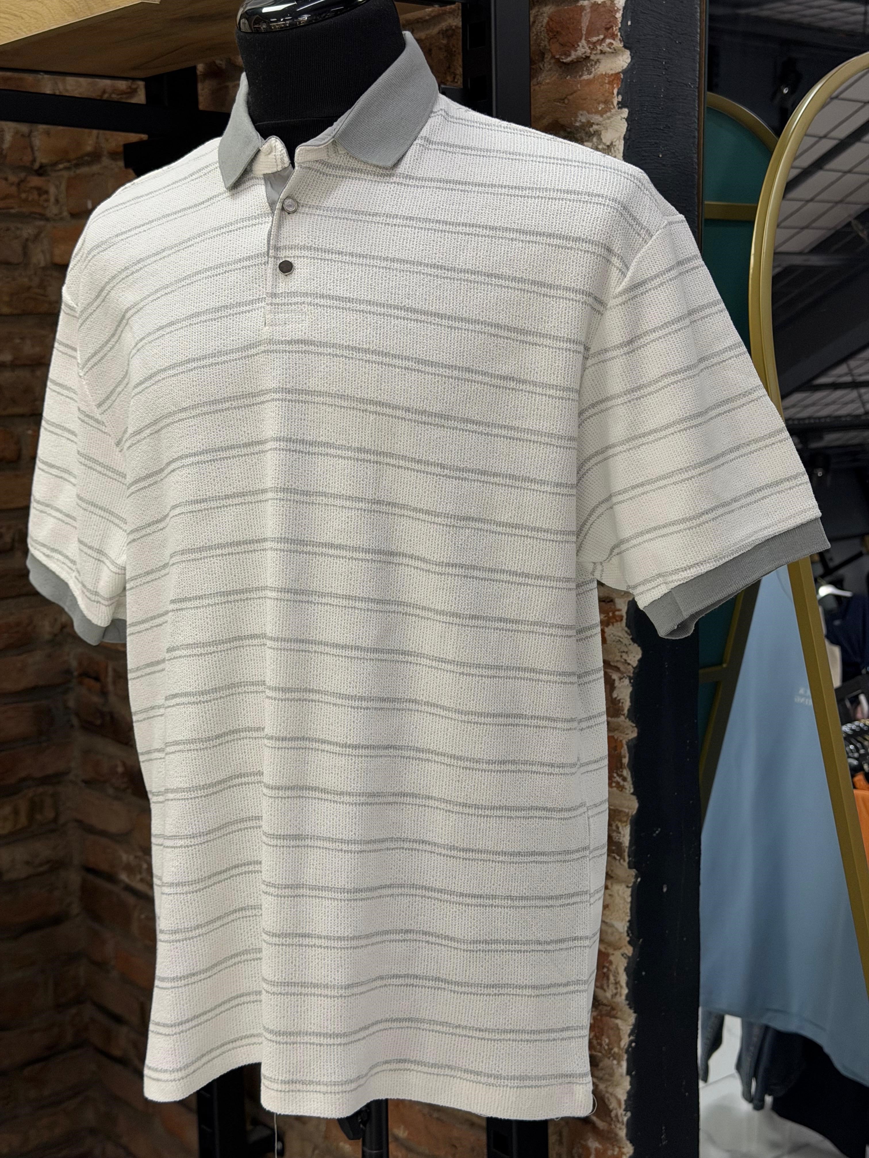 Polo Yaka Keten Tişört