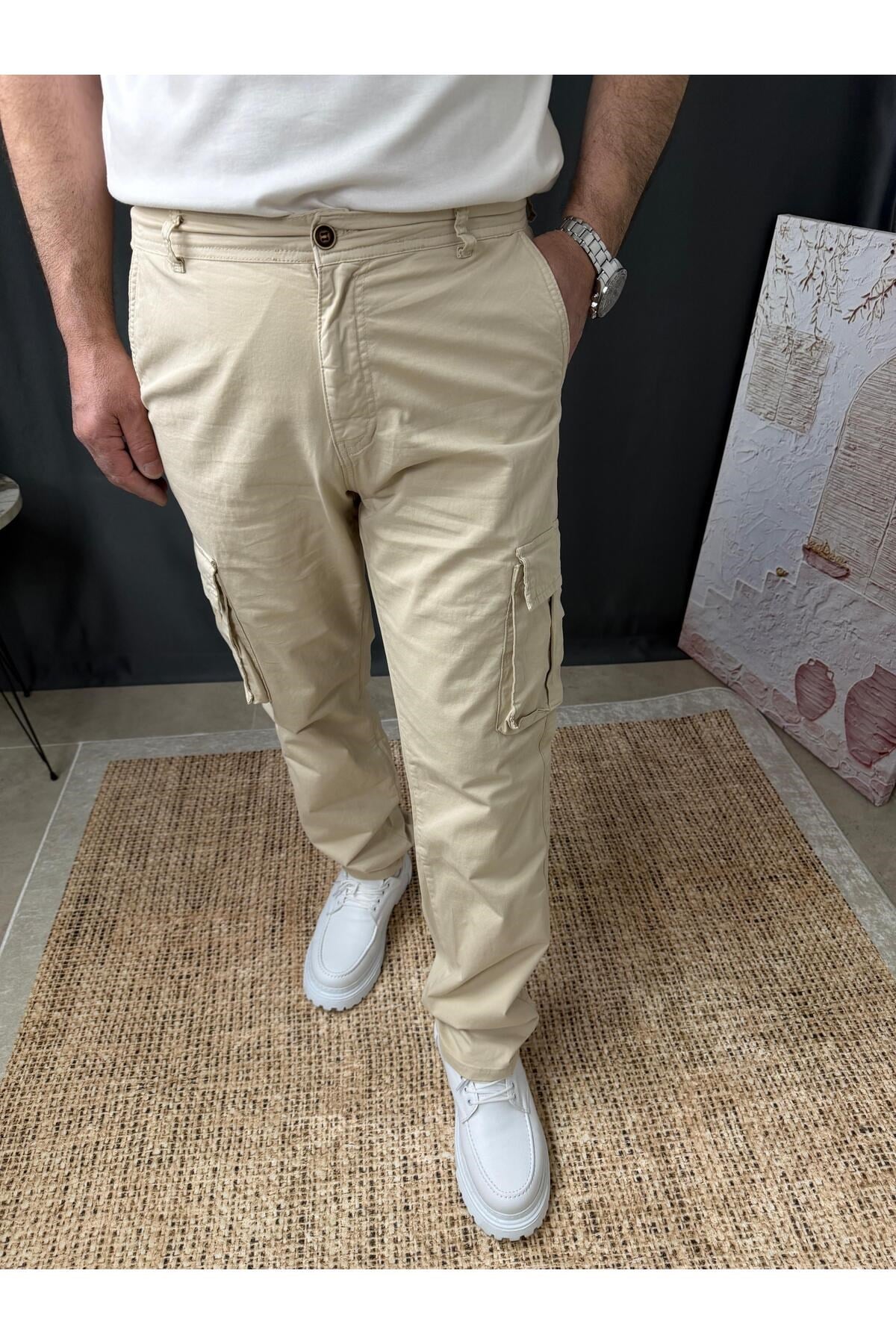 REGULAR PAÇA KARGO CEPLİ PANTOLON