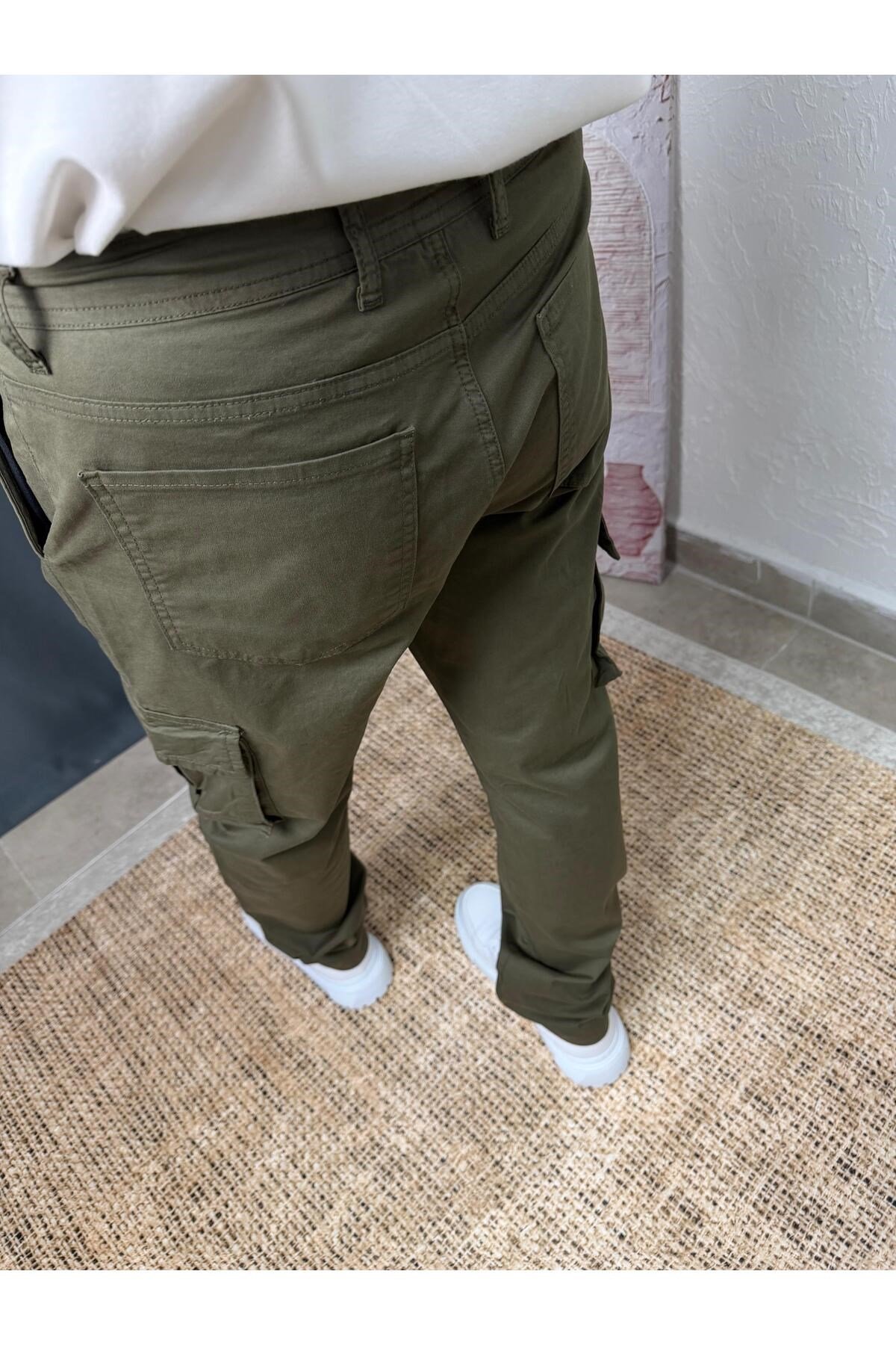 REGULAR PAÇA KARGO CEPLİ PANTOLON