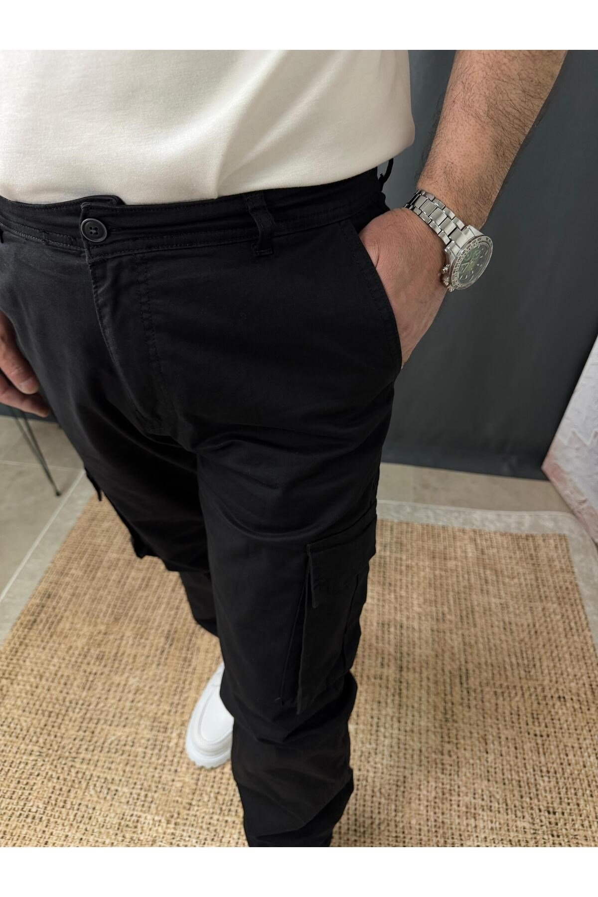 REGULAR PAÇA KARGO CEPLİ PANTOLON