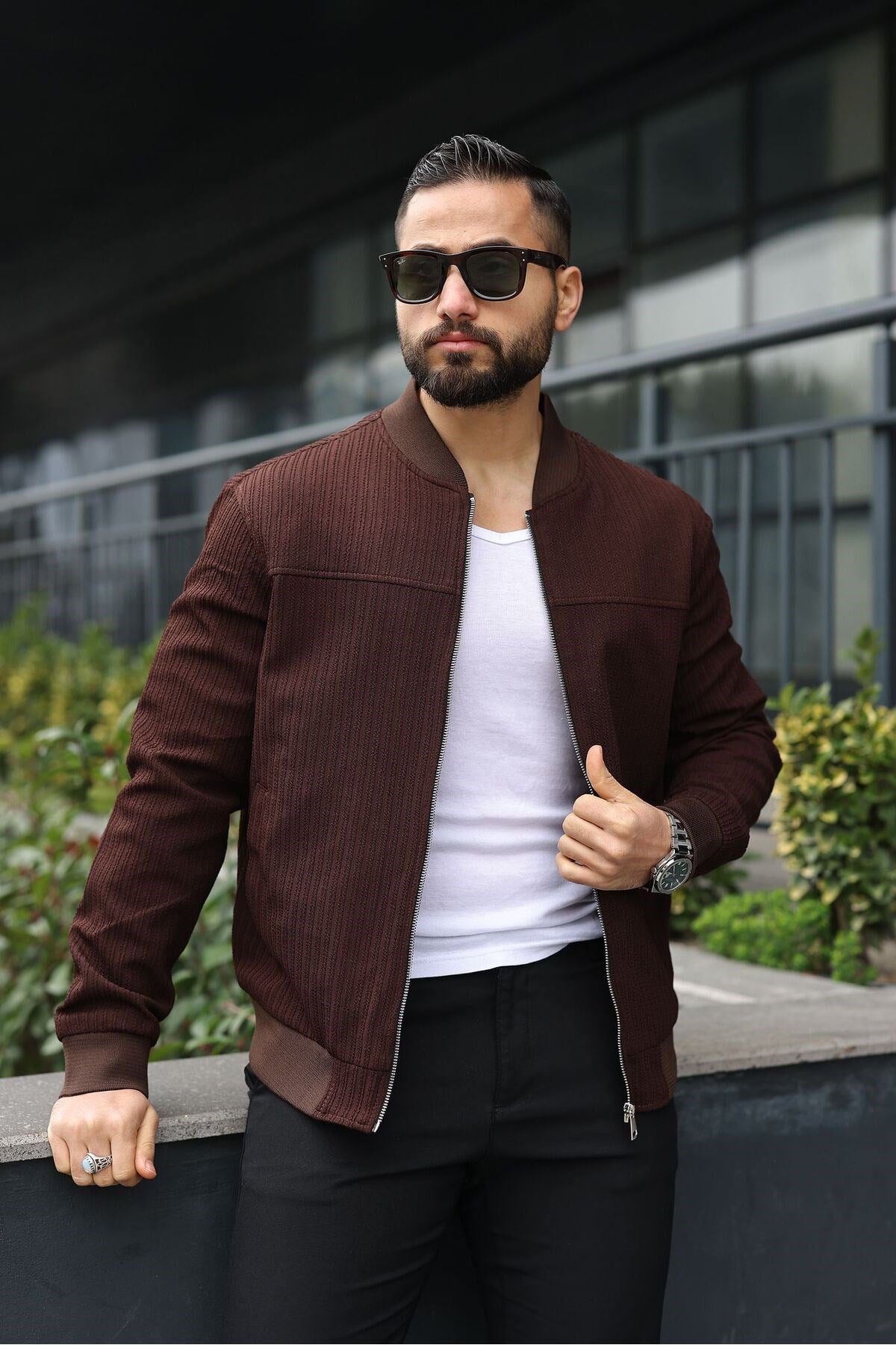 RELAX KESİM COLLEGE YAKA FİTİLLİ MEVSİMLİK ERKEK MONT