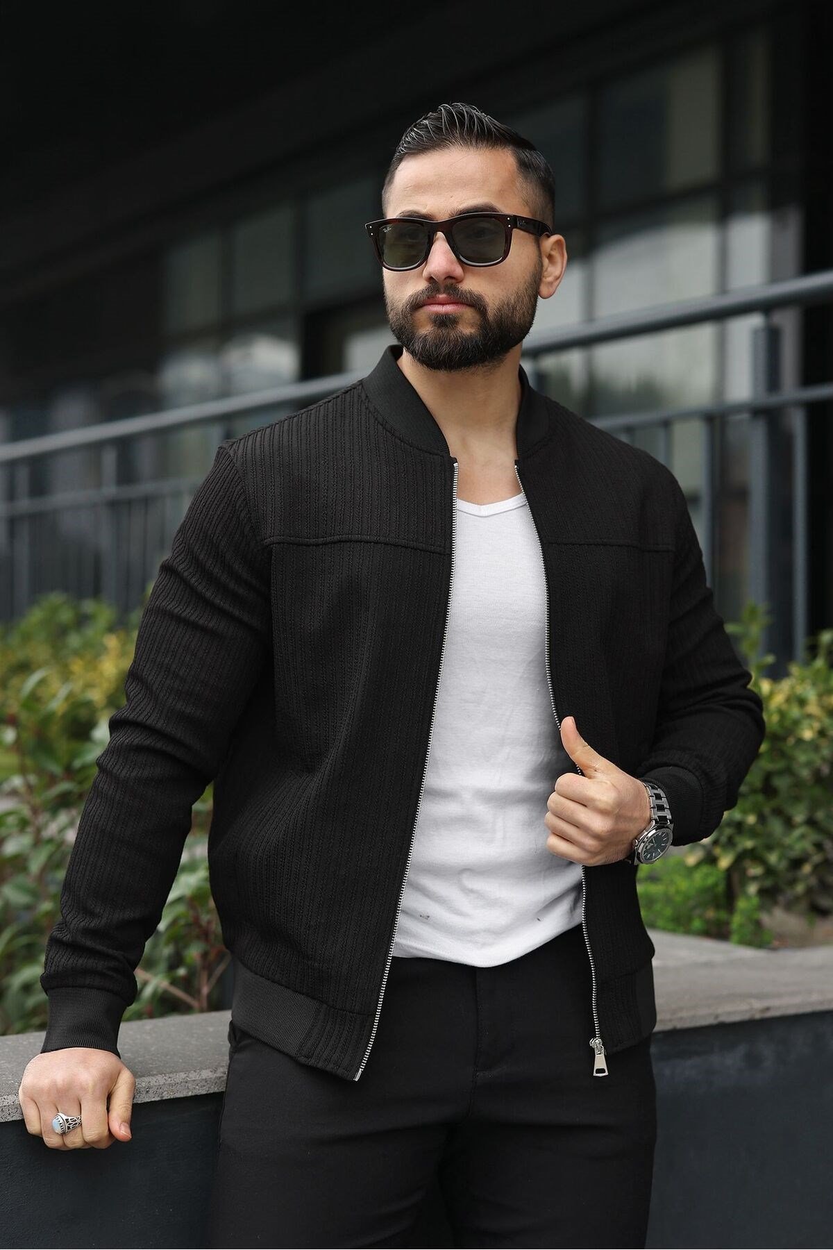RELAX KESİM COLLEGE YAKA FİTİLLİ MEVSİMLİK ERKEK MONT