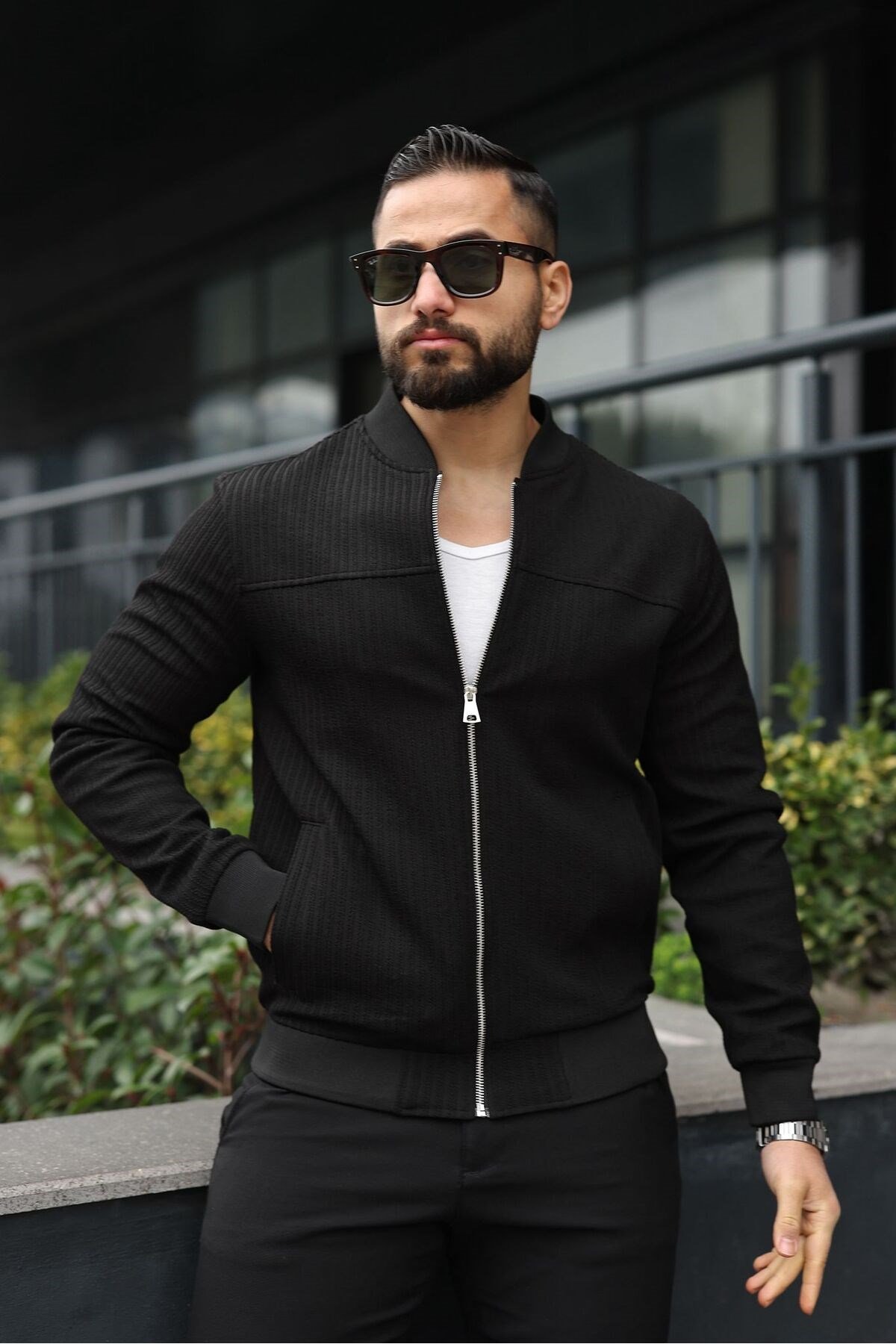 RELAX KESİM COLLEGE YAKA FİTİLLİ MEVSİMLİK ERKEK MONT