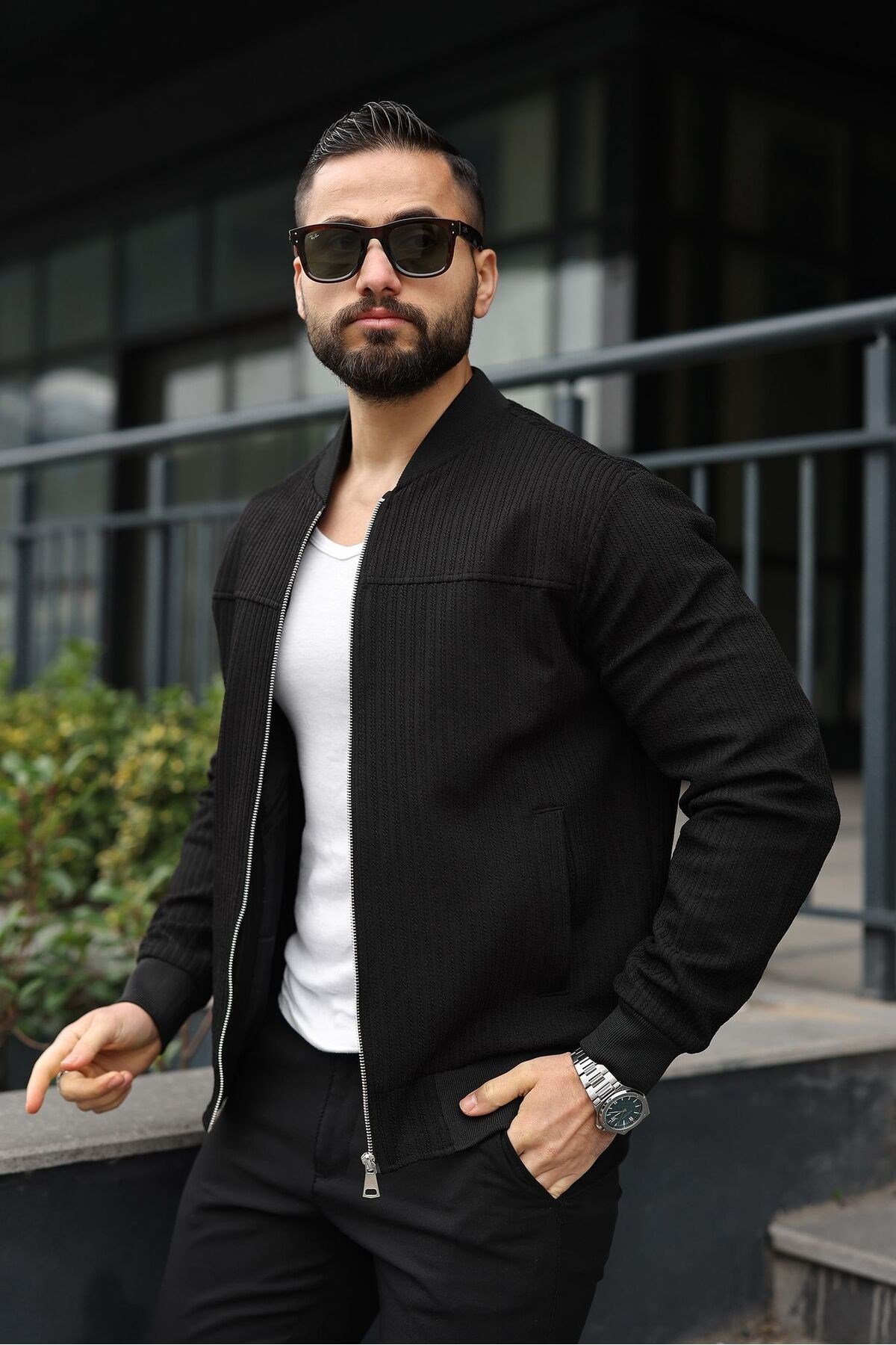 RELAX KESİM COLLEGE YAKA FİTİLLİ MEVSİMLİK ERKEK MONT