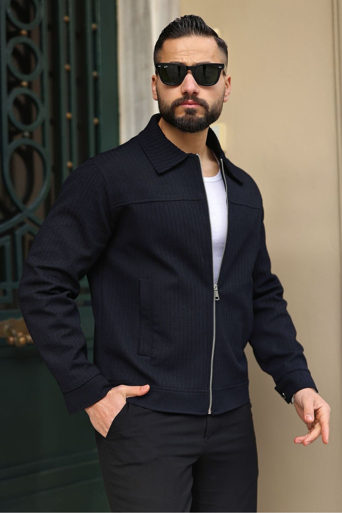 RELAX KESİM FİTİLLİ MEVSİMLİK ERKEK MONT