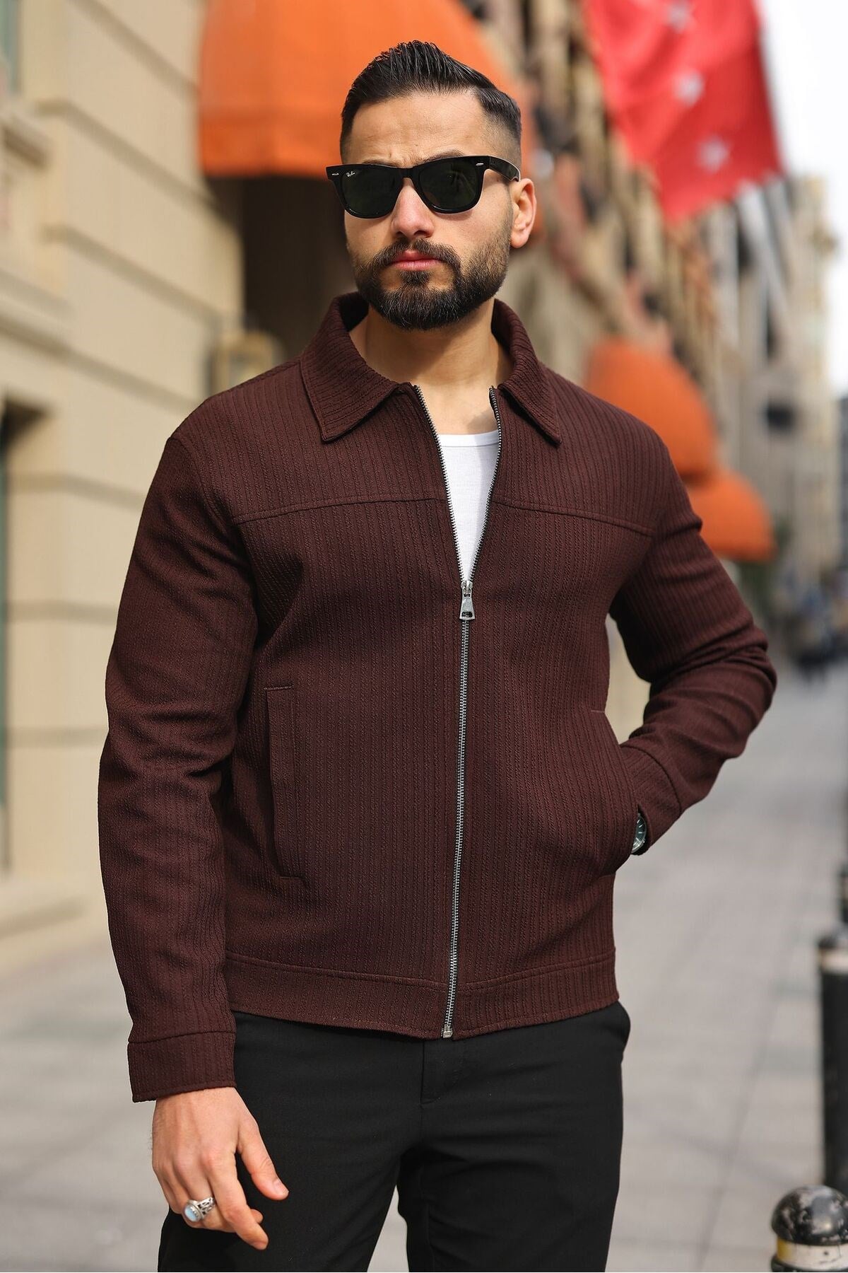 RELAX KESİM FİTİLLİ MEVSİMLİK ERKEK MONT
