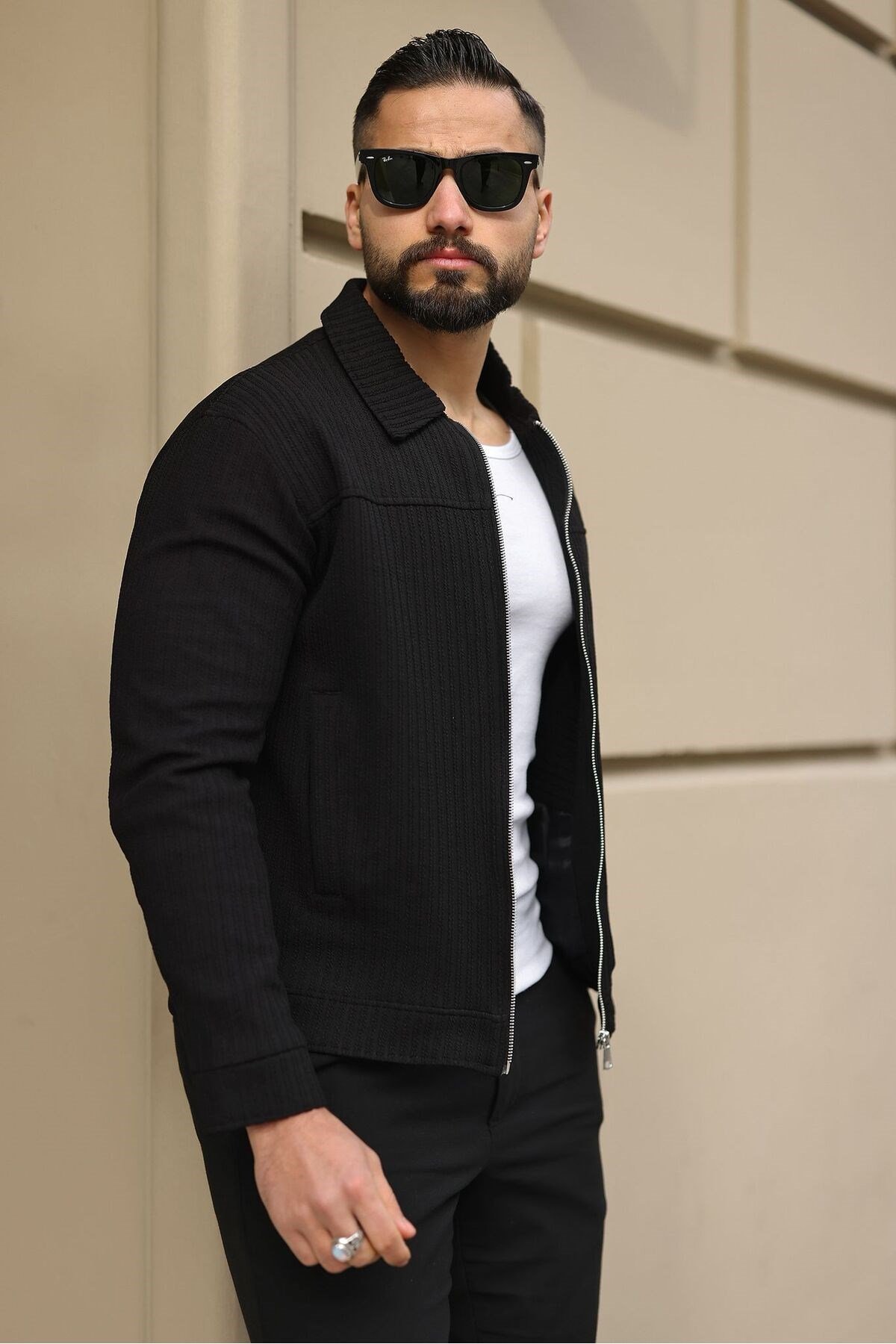 RELAX KESİM FİTİLLİ MEVSİMLİK ERKEK MONT