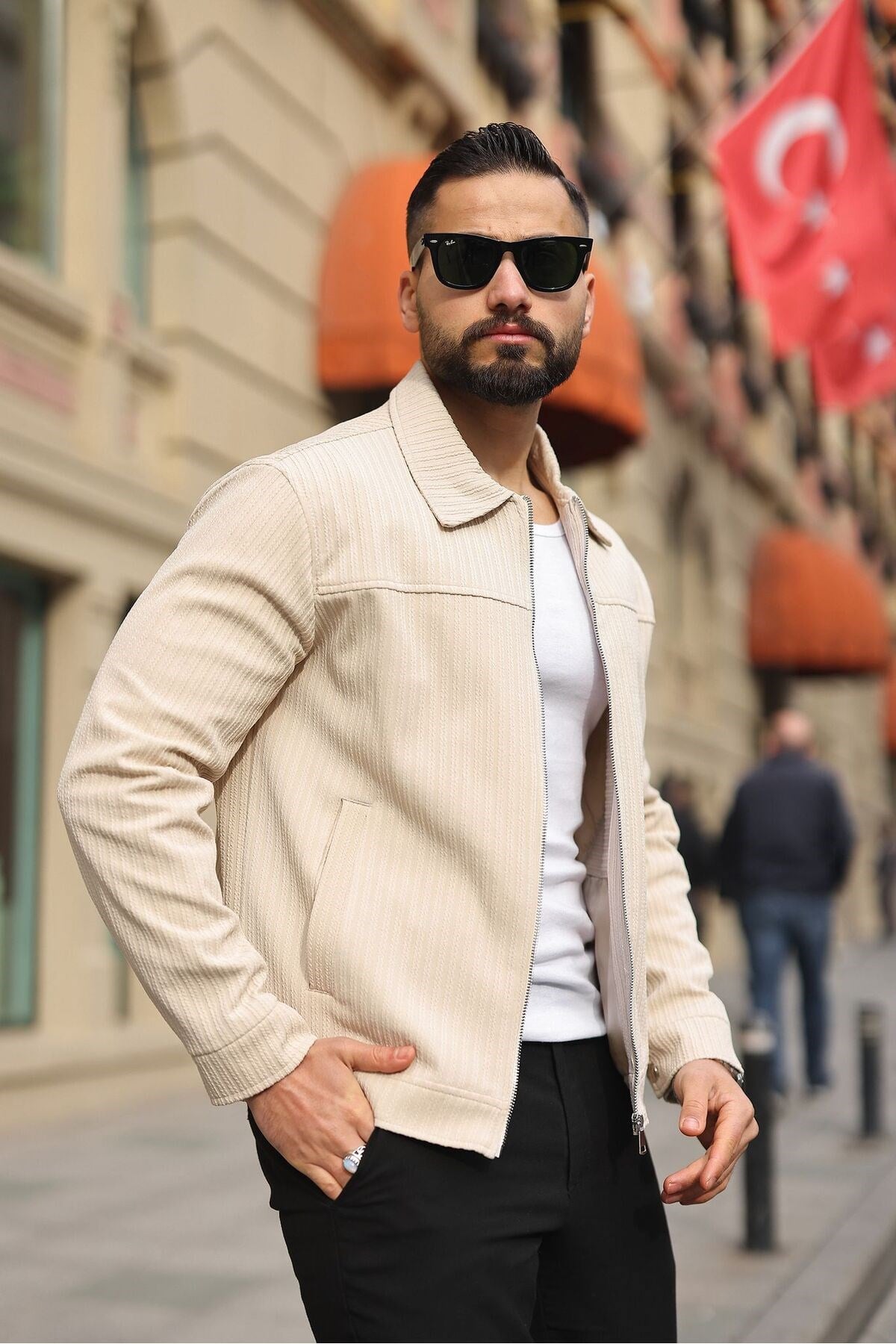 RELAX KESİM FİTİLLİ MEVSİMLİK ERKEK MONT