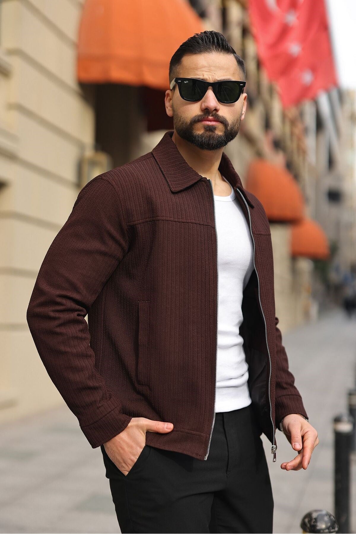 RELAX KESİM FİTİLLİ MEVSİMLİK ERKEK MONT