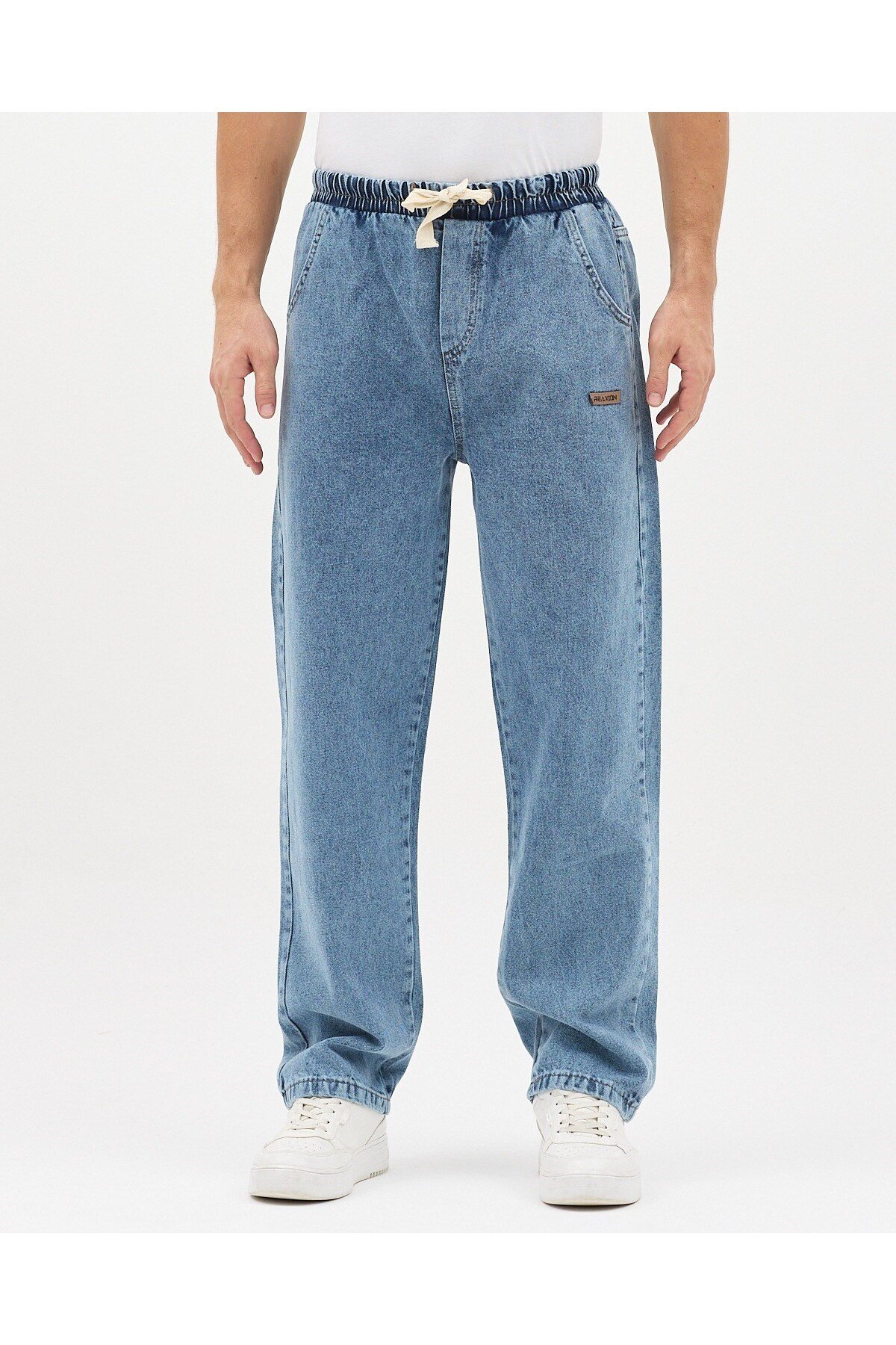 SALAŞ BAGGY JEAN PANTOLON (MAVİ)
