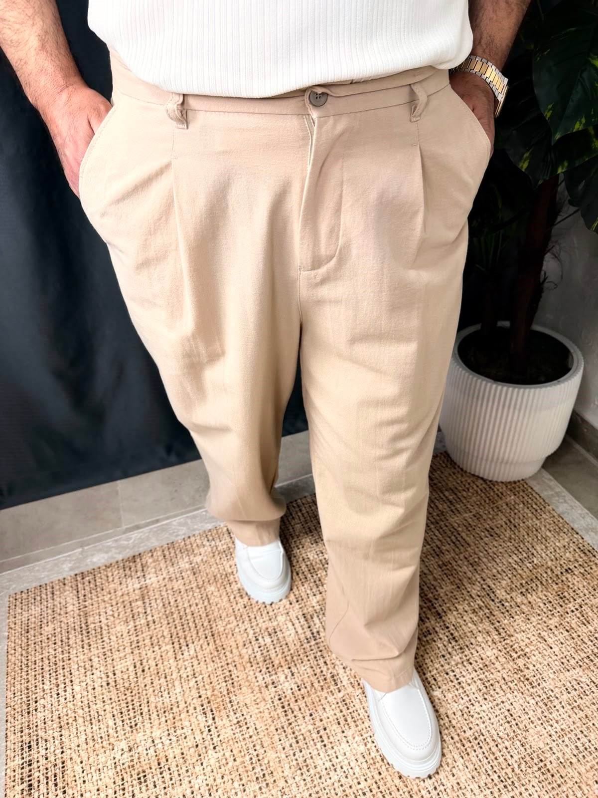 ULTRA BAGGY KETEN PANTOLON