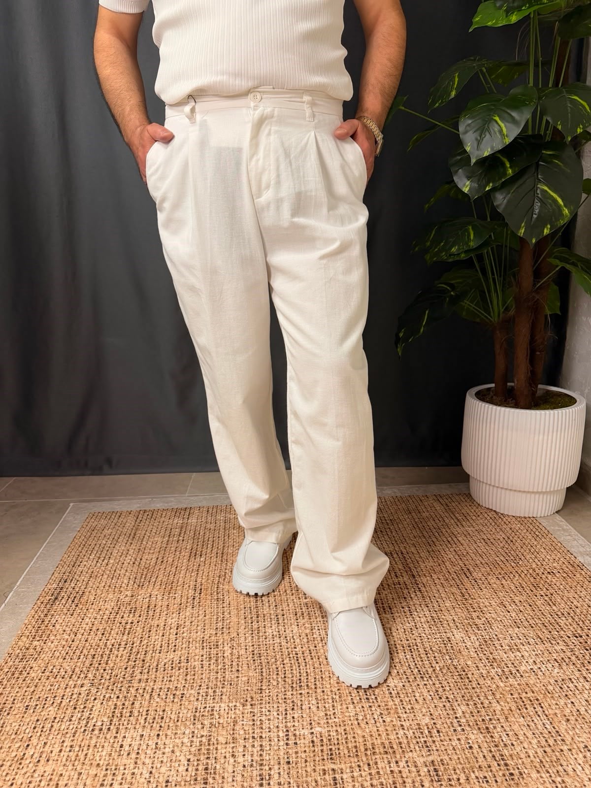 ULTRA BAGGY KETEN PANTOLON