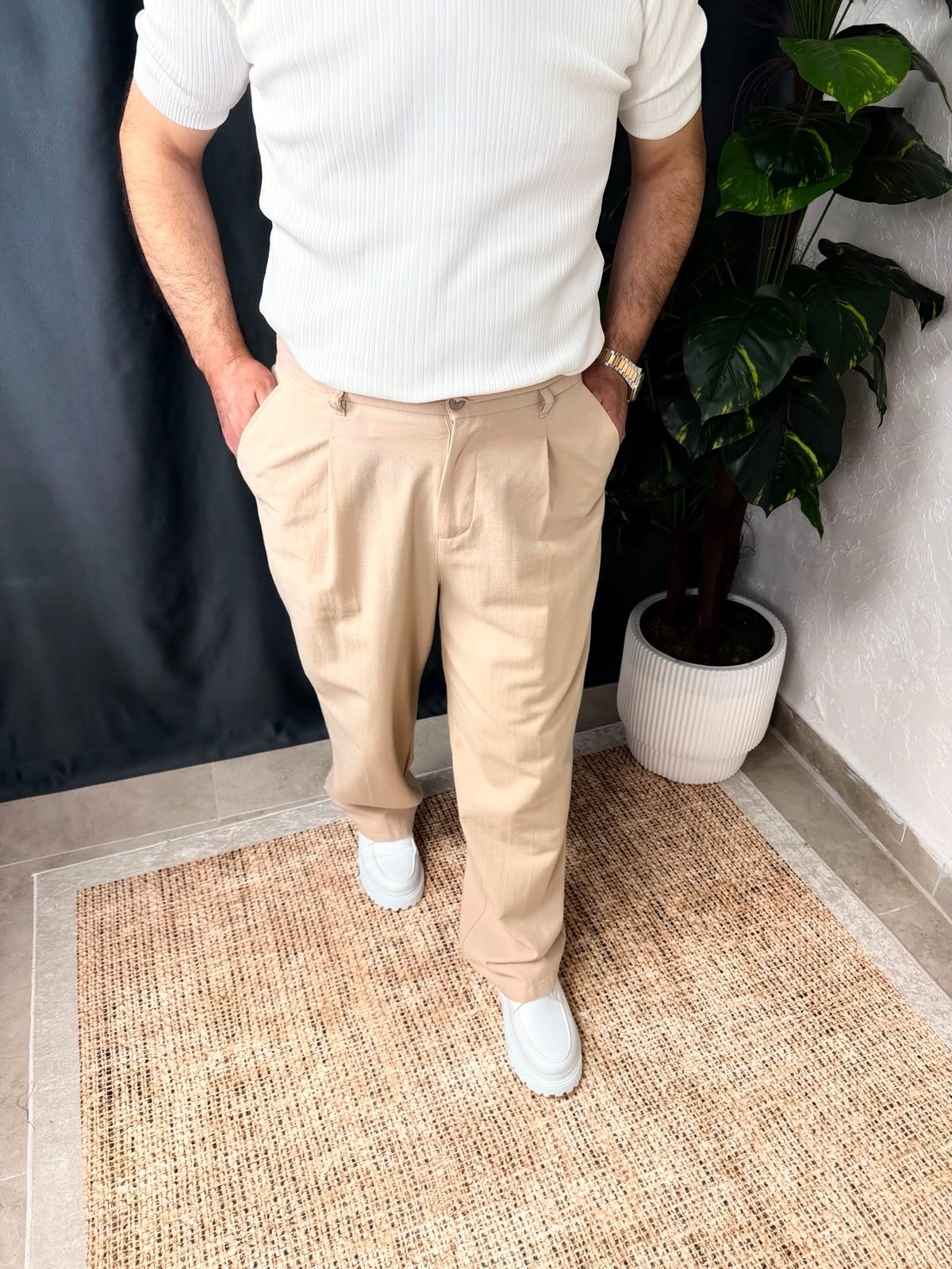 ULTRA BAGGY KETEN PANTOLON