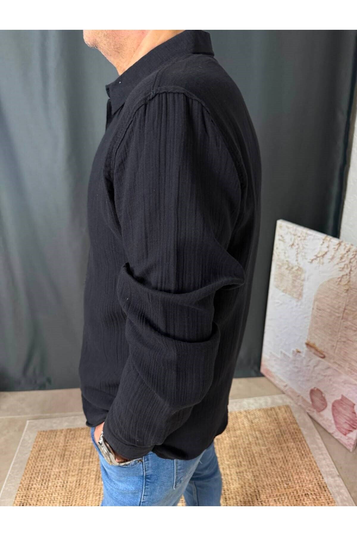 ULTRA OVERSİZE MÜSLİN GÖMLEK