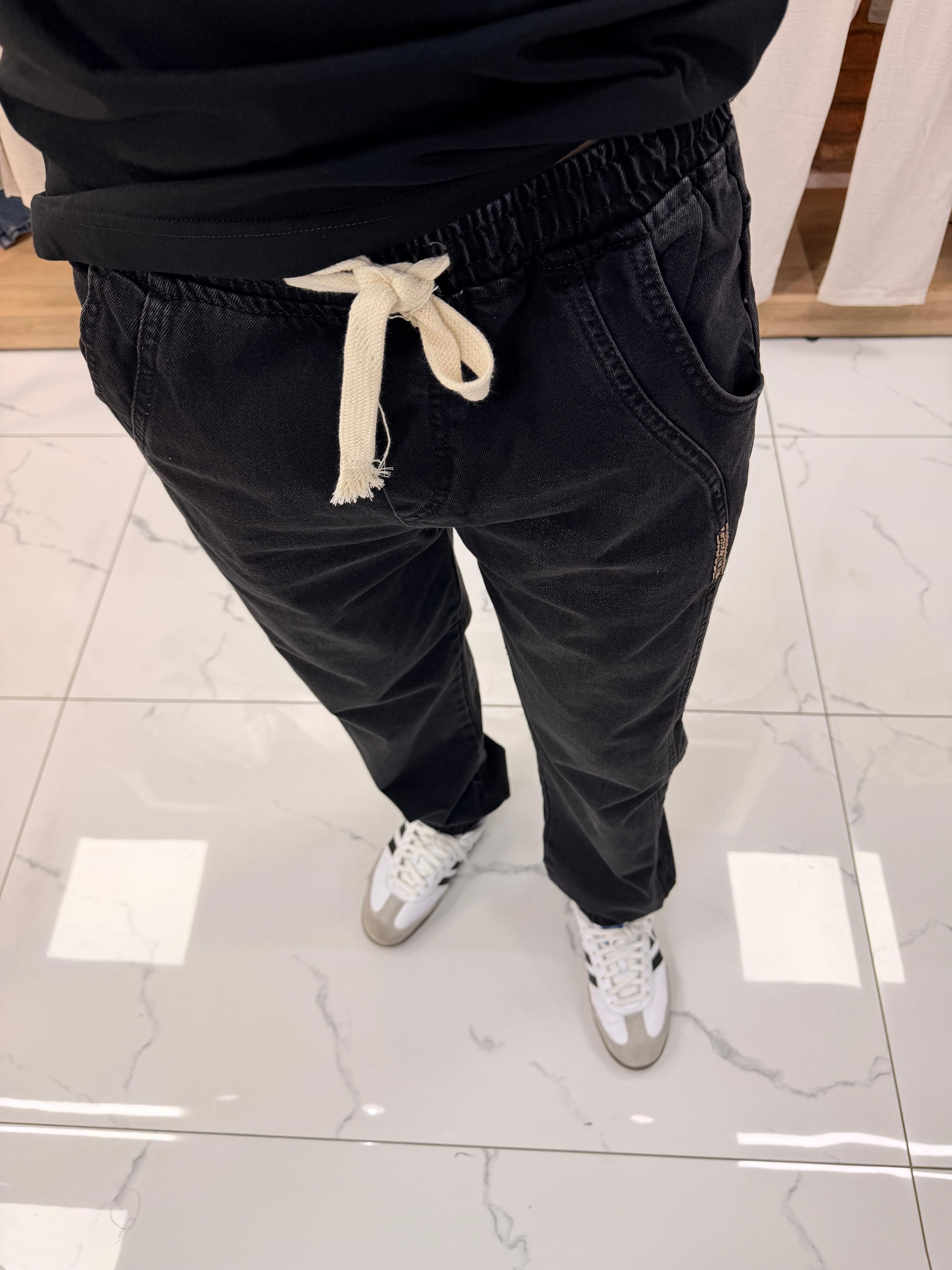 YAN DETAYLI BAGGY KOT PANTOLON 408