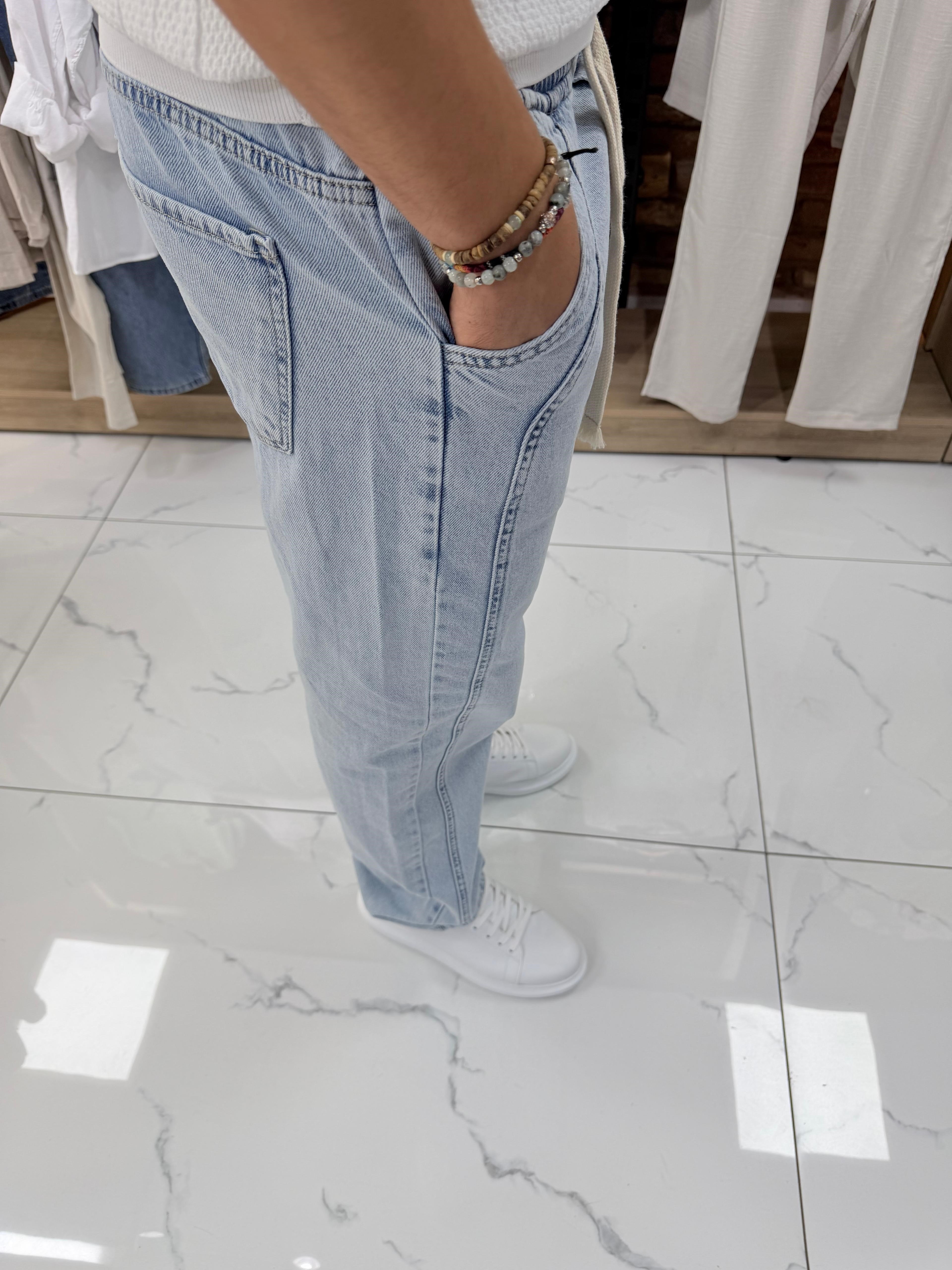 YAN DETAYLI BAGGY KOT PANTOLON 426