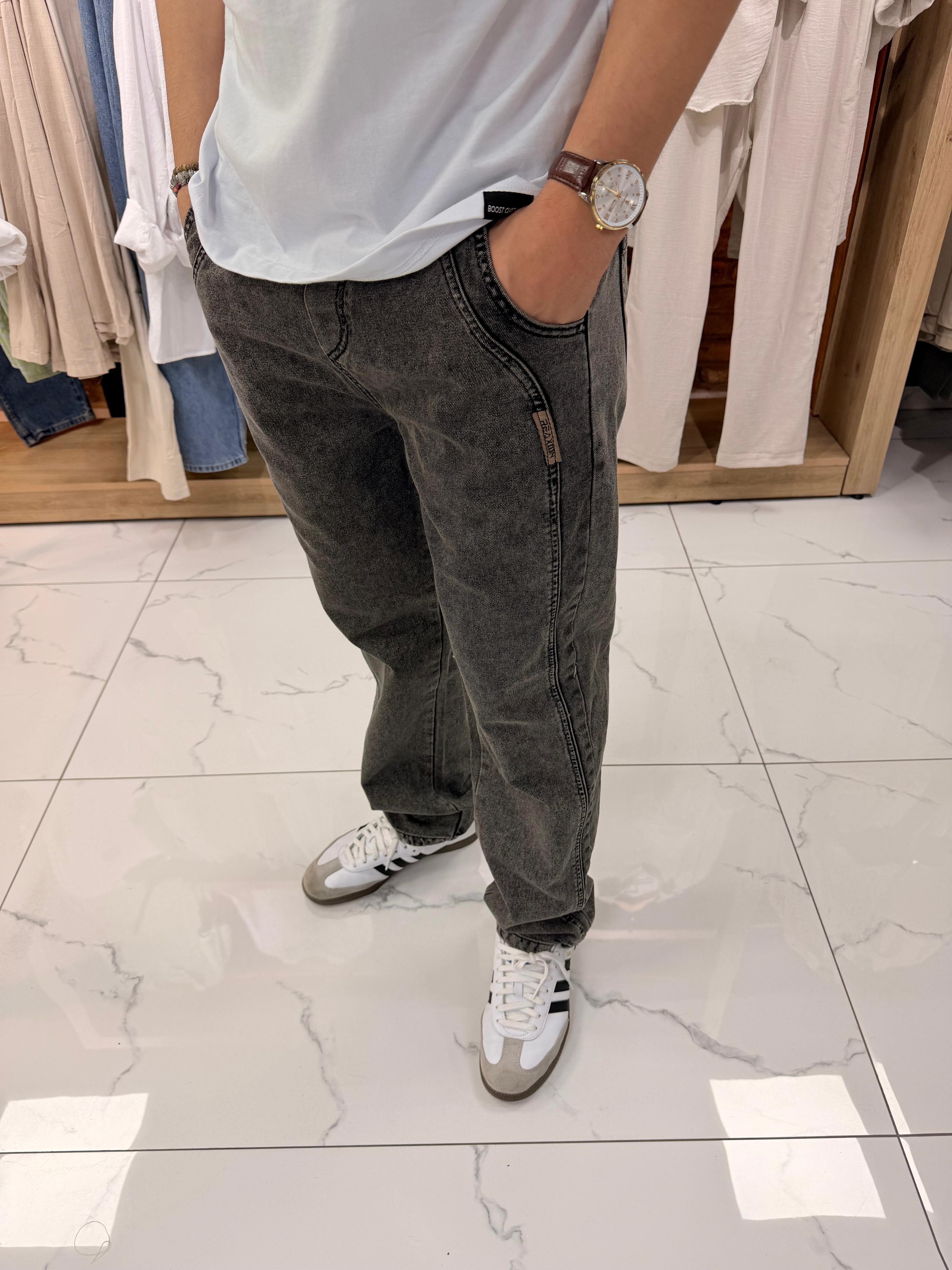 YAN DETAYLI BAGGY KOT PANTOLON 516