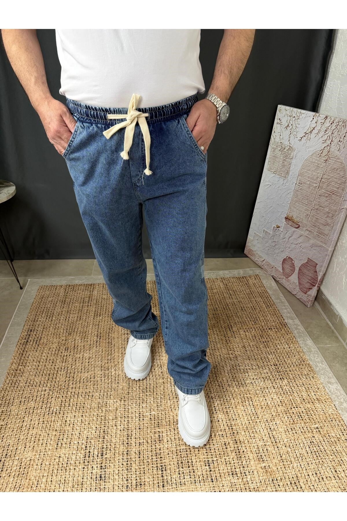 YAN DETAYLI KOT JOGGER