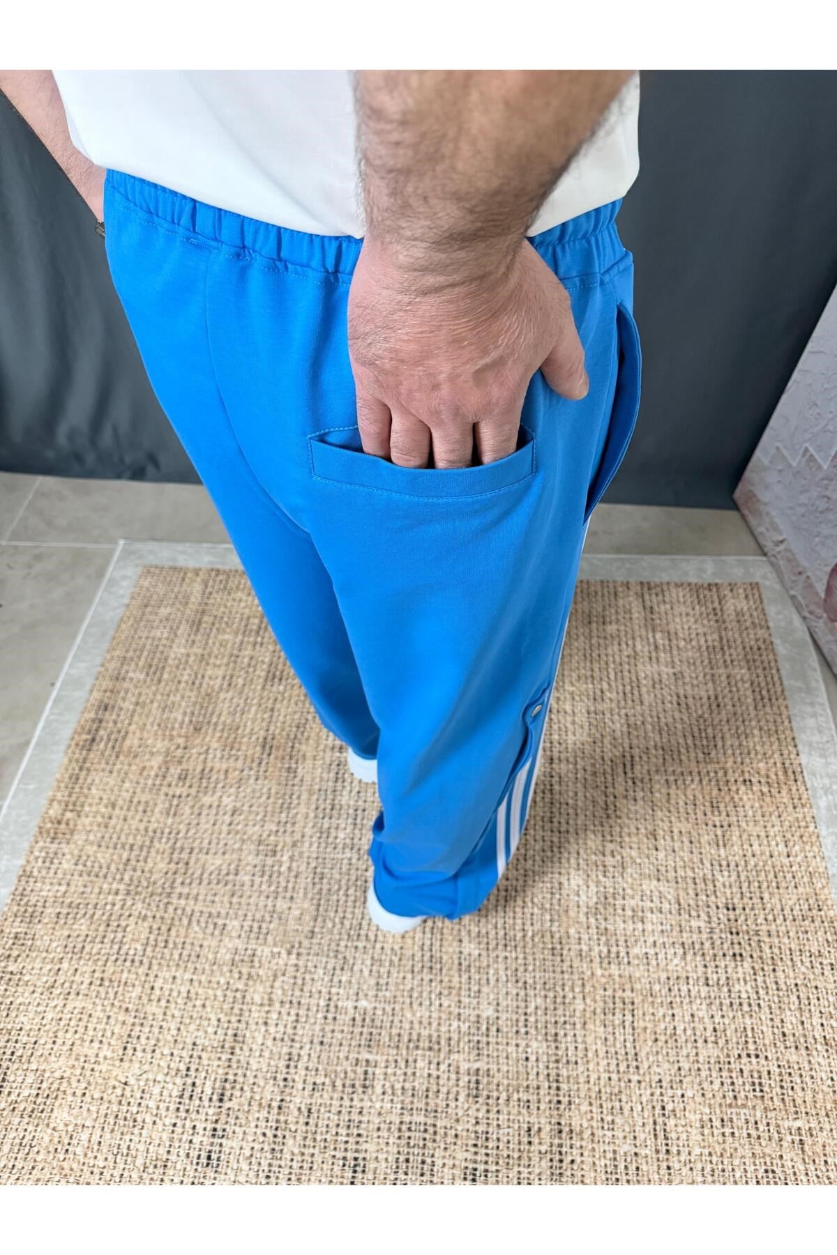YANLARI DÜĞMELİ BAGGY EŞOFMAN