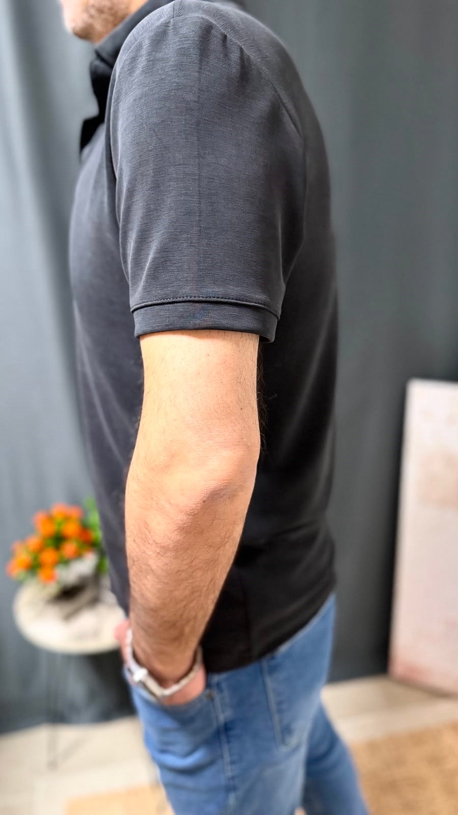 YIKAMALI POLO YAKA TİŞÖRT