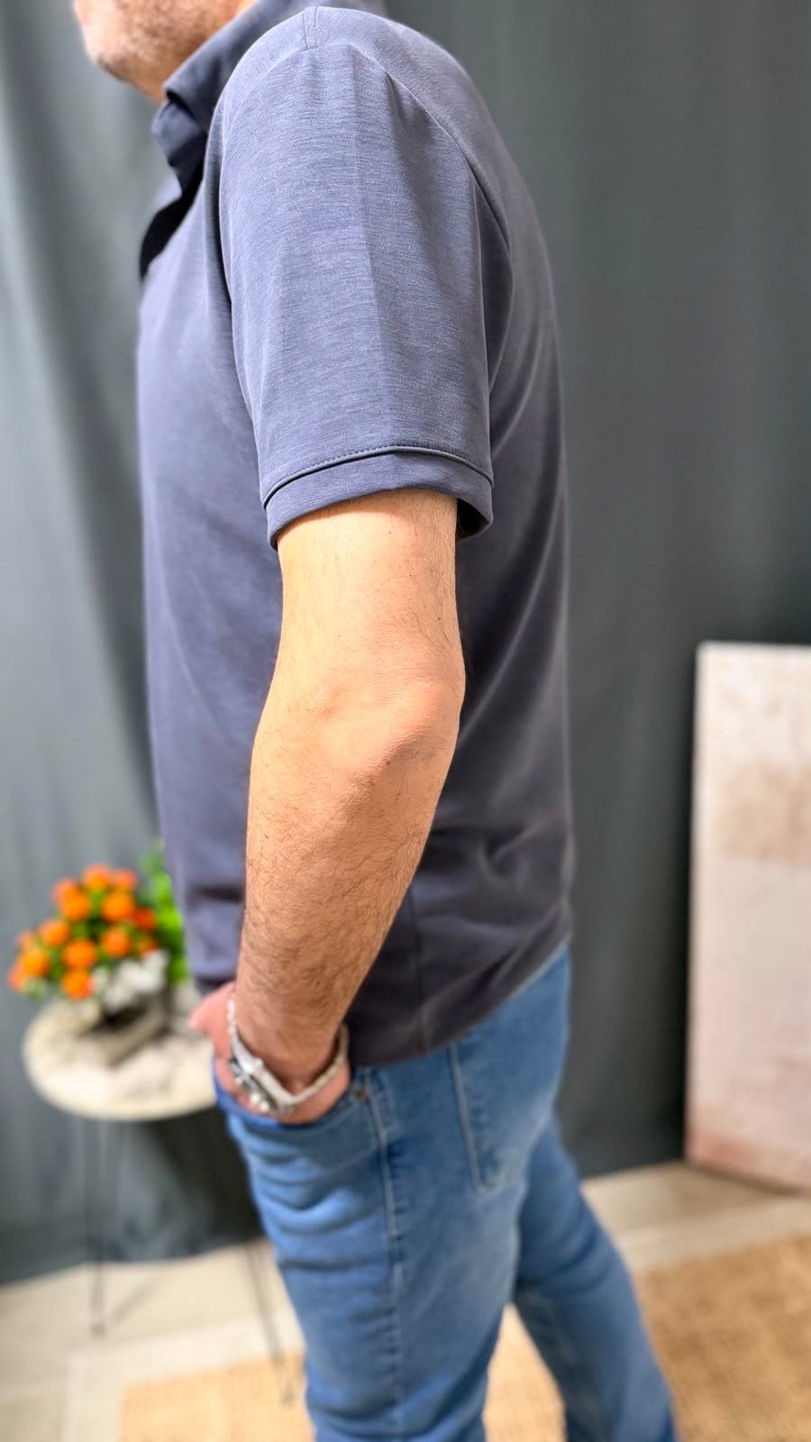 YIKAMALI POLO YAKA TİŞÖRT