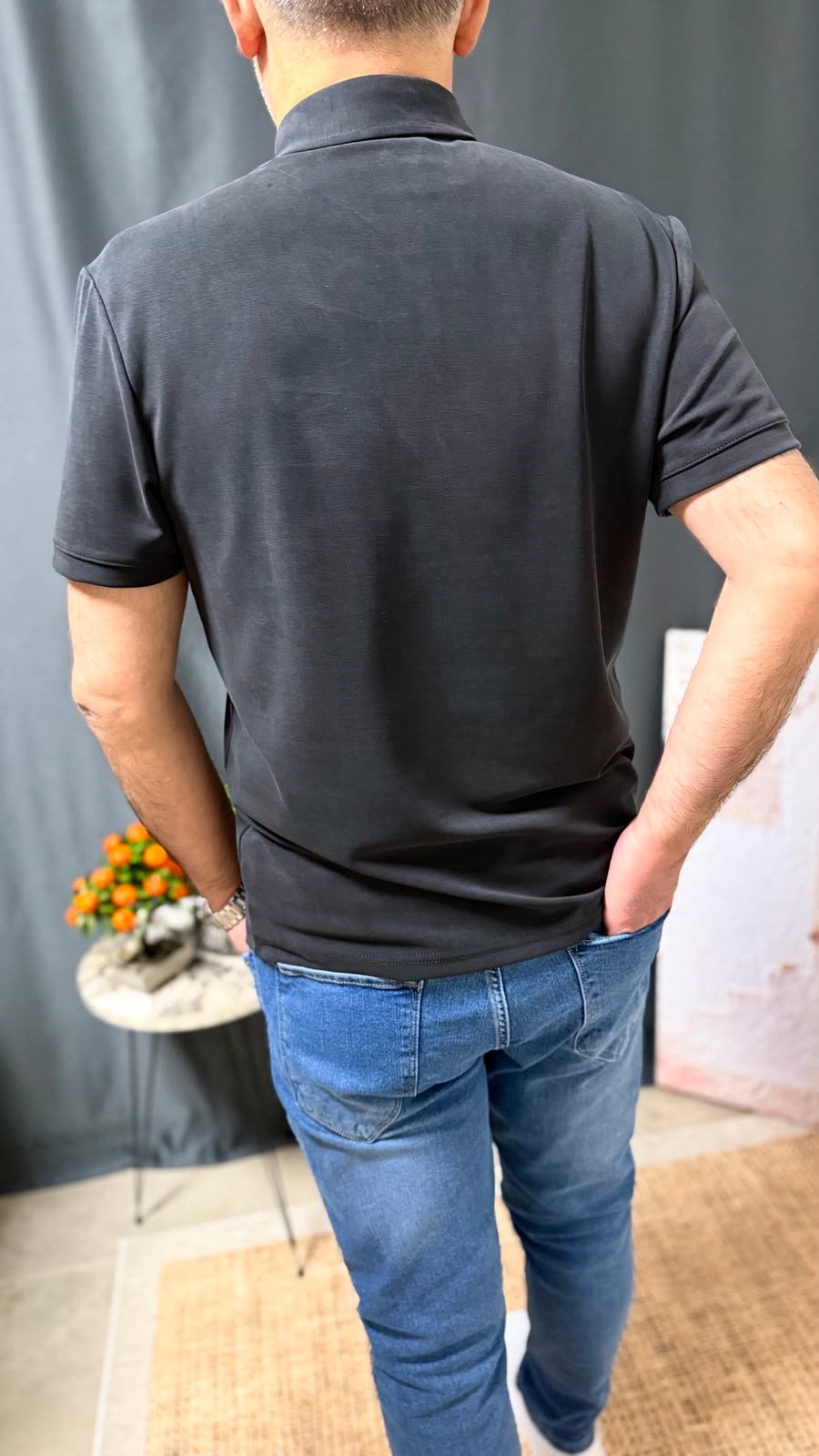 YIKAMALI POLO YAKA TİŞÖRT