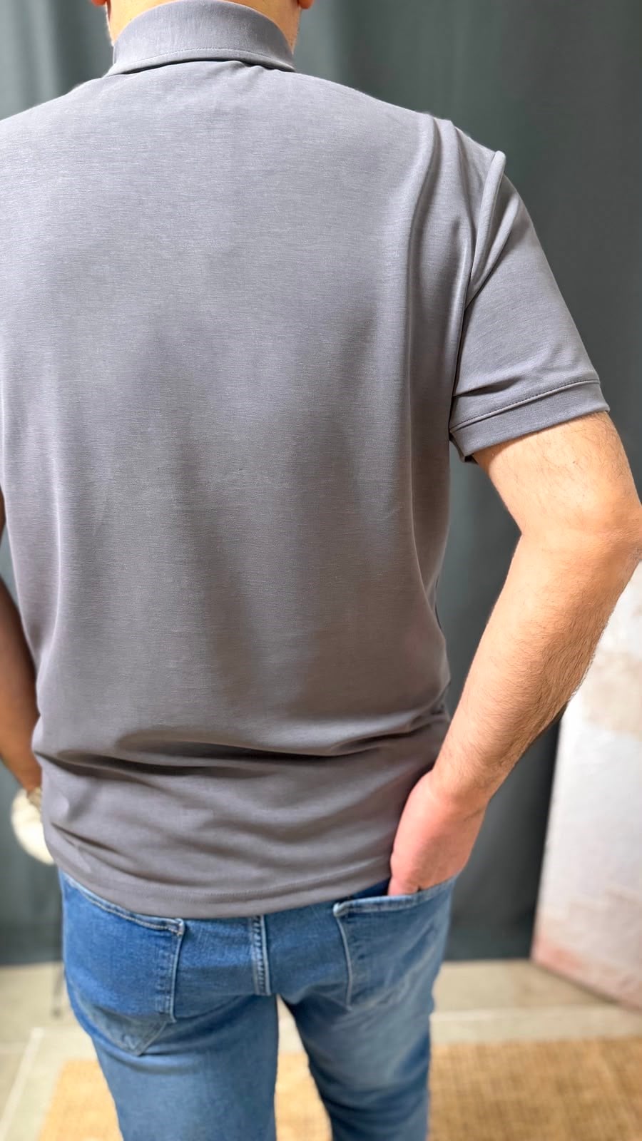 YIKAMALI POLO YAKA TİŞÖRT