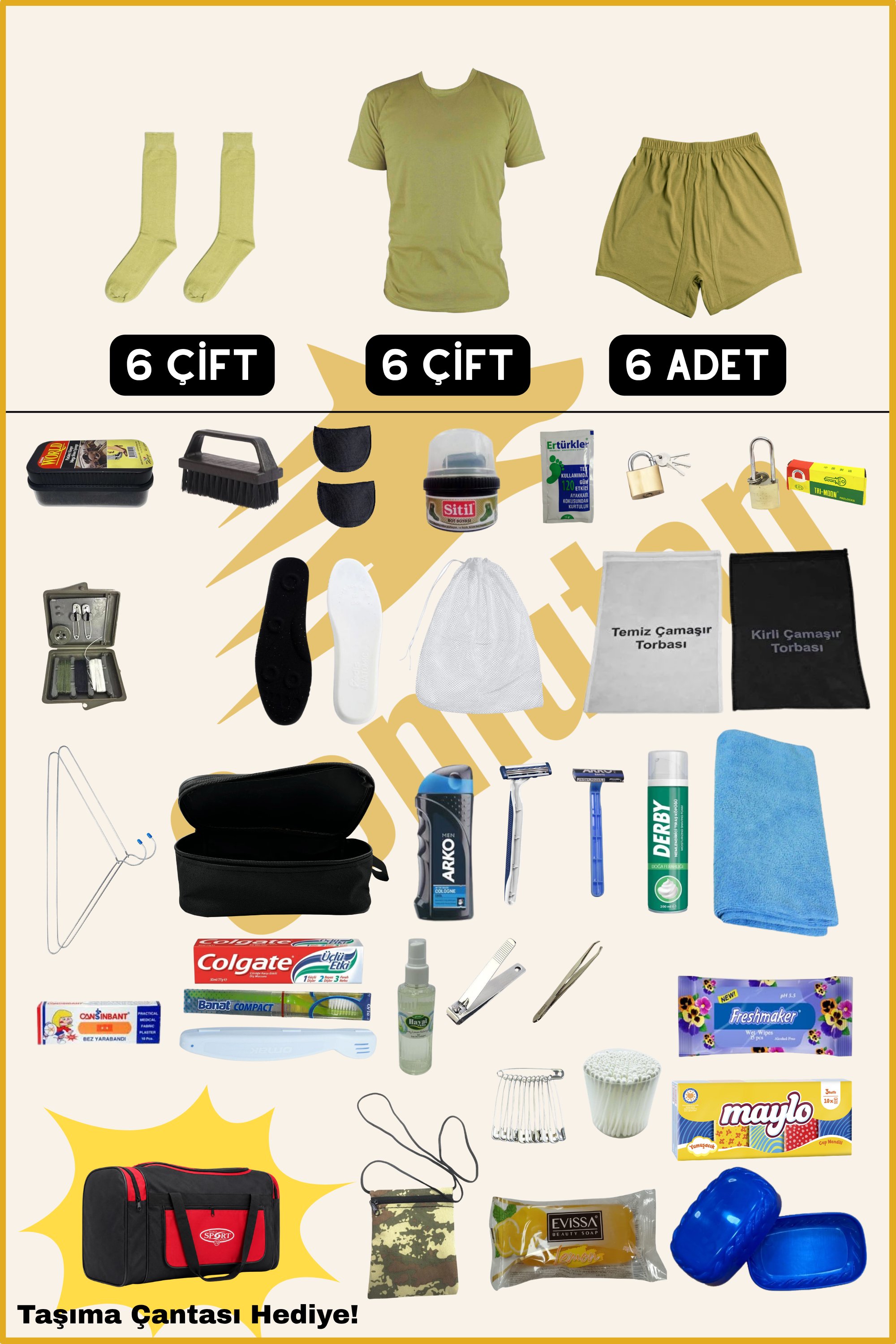 6'lı Tam Paket (56 PARÇA)
