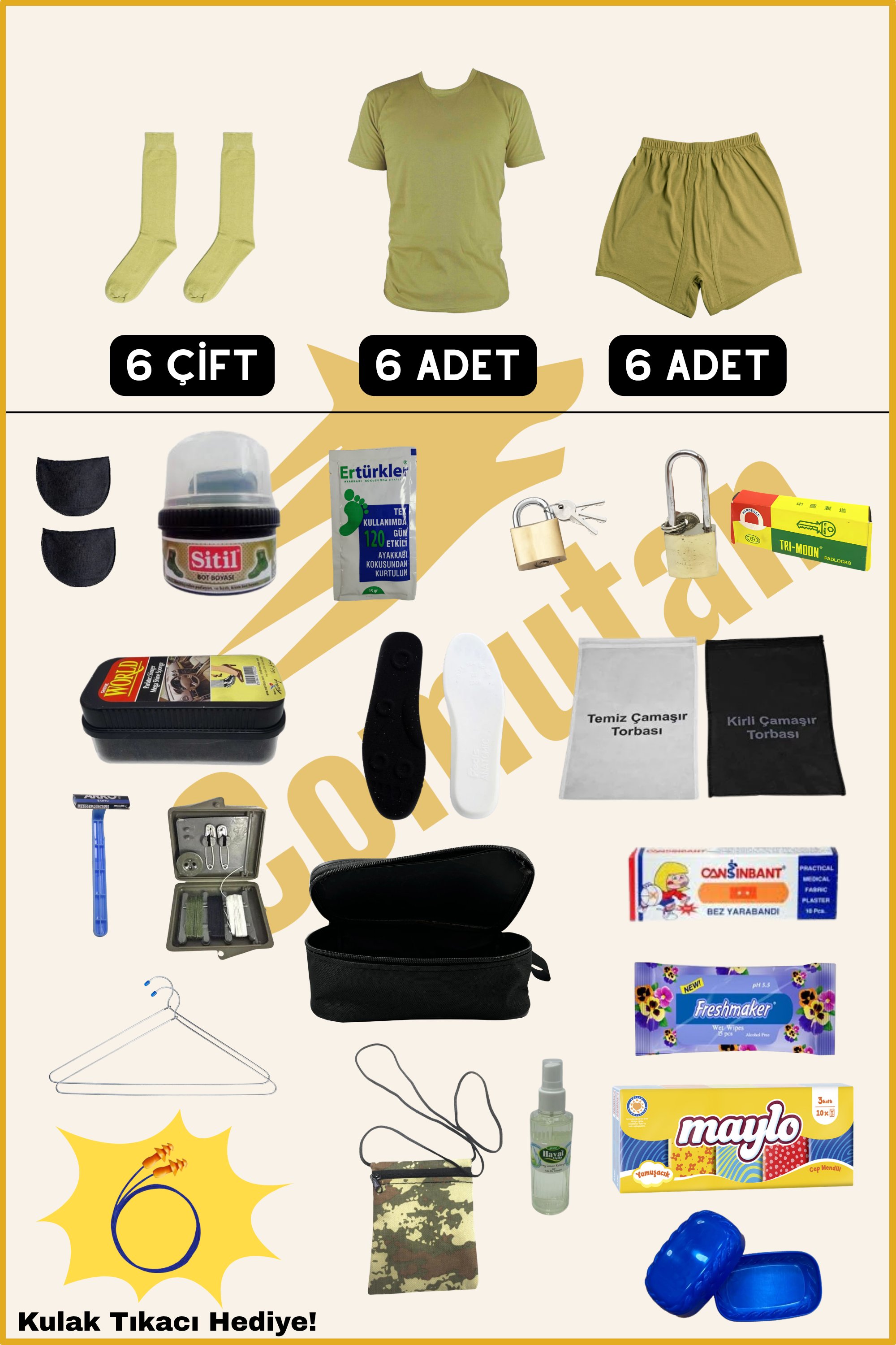 6'lı Temel Uygun Paket (39 PARÇA)