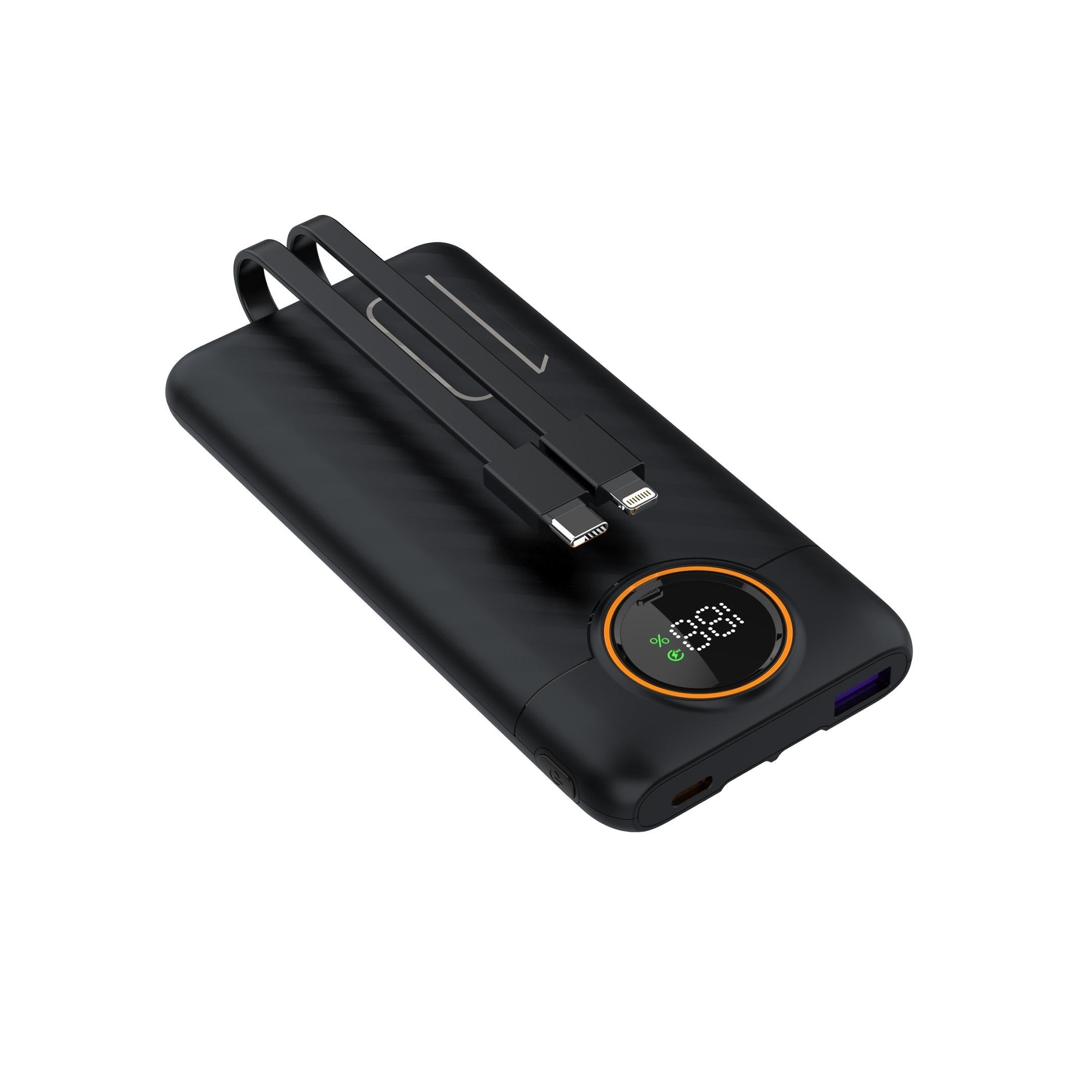 Phixi Force P12 10000mAh 22.5W Hızlı Şarj Cihazı - Fast Powerbank - Dijital Ekran - Taşınabilir Şarj Cihazı