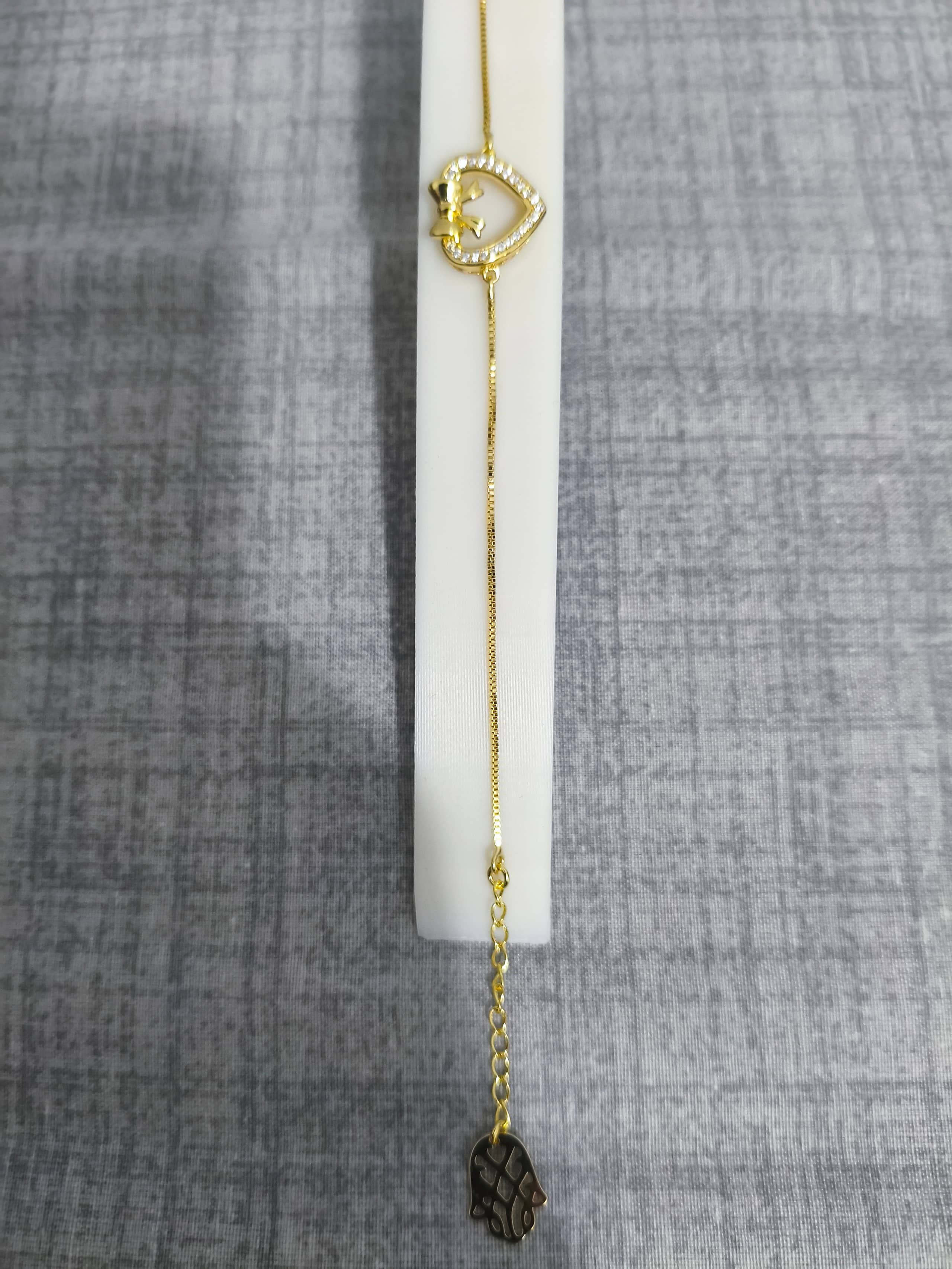 14 ayar altın kaplama çelik bileklik(21 cm)