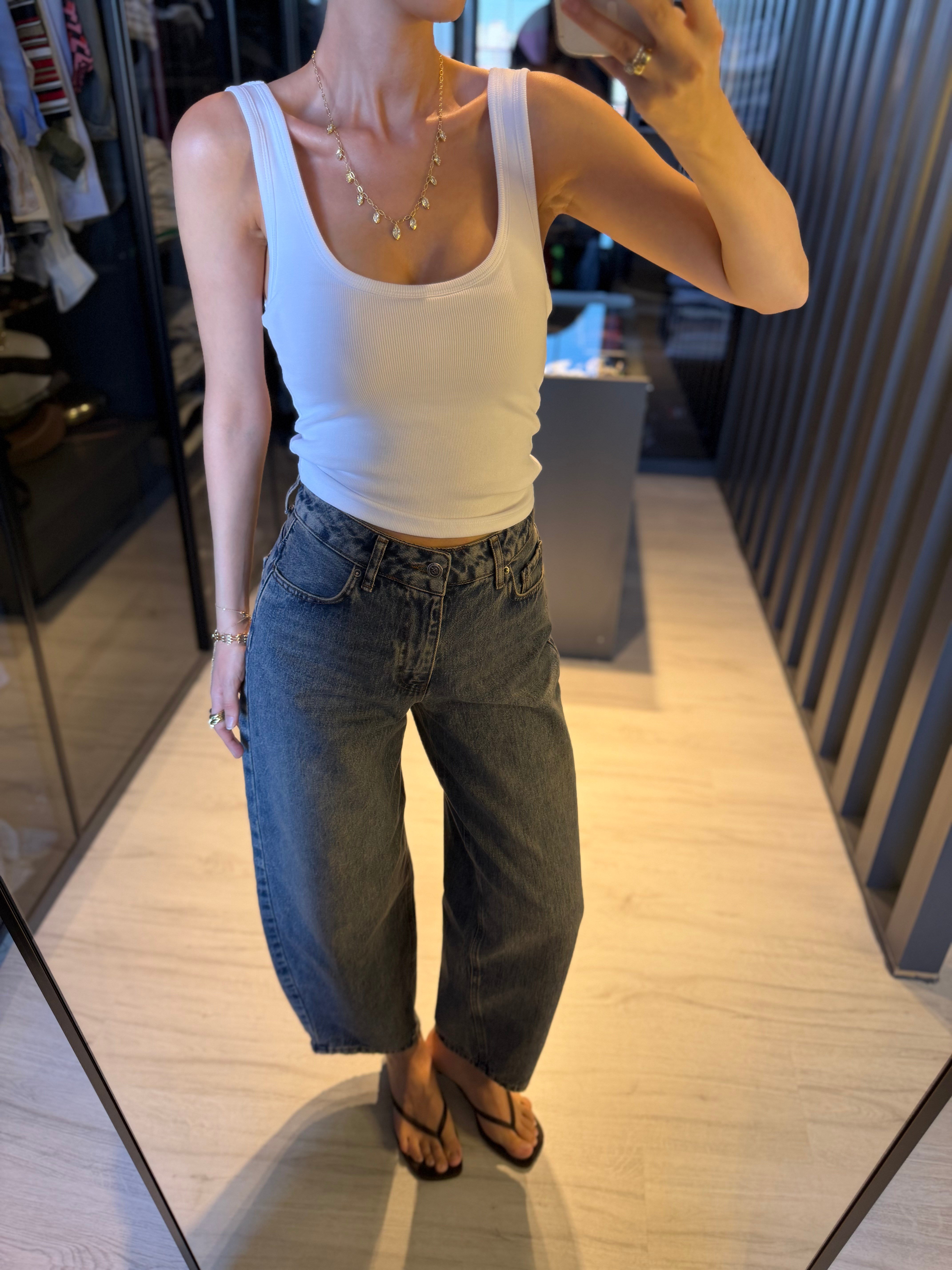 Beyaz Bra - Free Kalın Askılı Atlet